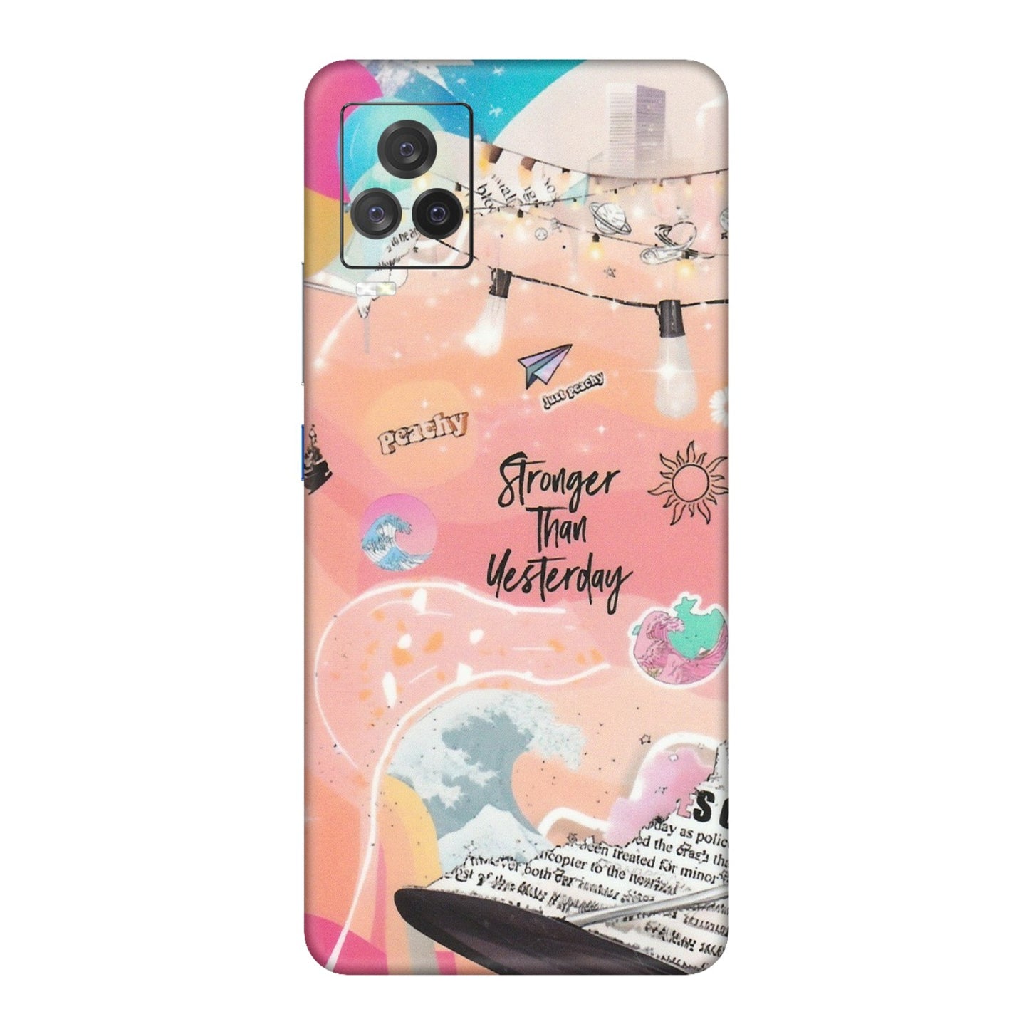 IQOO Phone Skins (All Models) - Stronger Then Yesterday - Matte Finish (M-128) IQOO 7 Legend