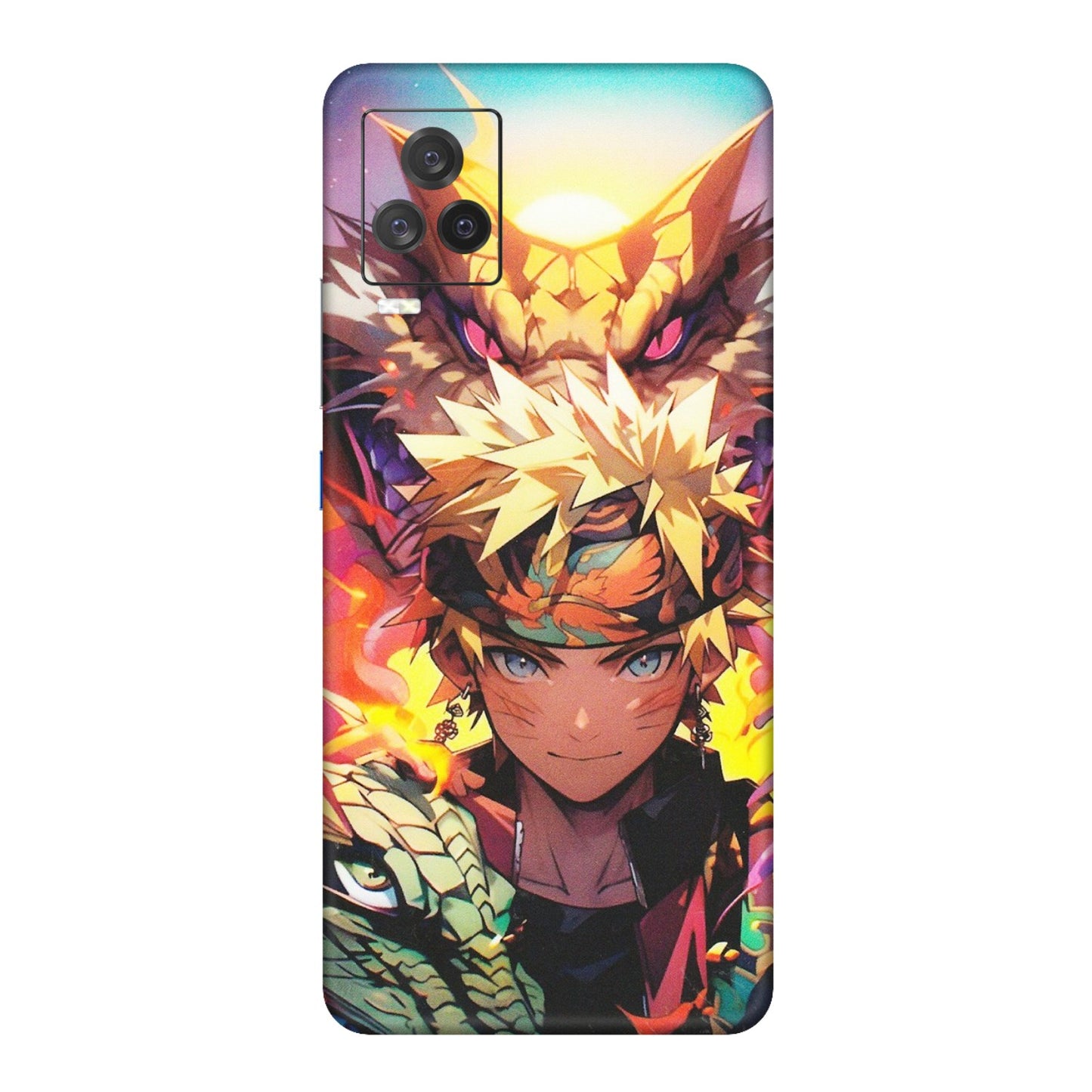 IQOO Phone Skins (All Models) - Angry Naruto Anime - Matte Finish (M-148) IQOO 7 Legend
