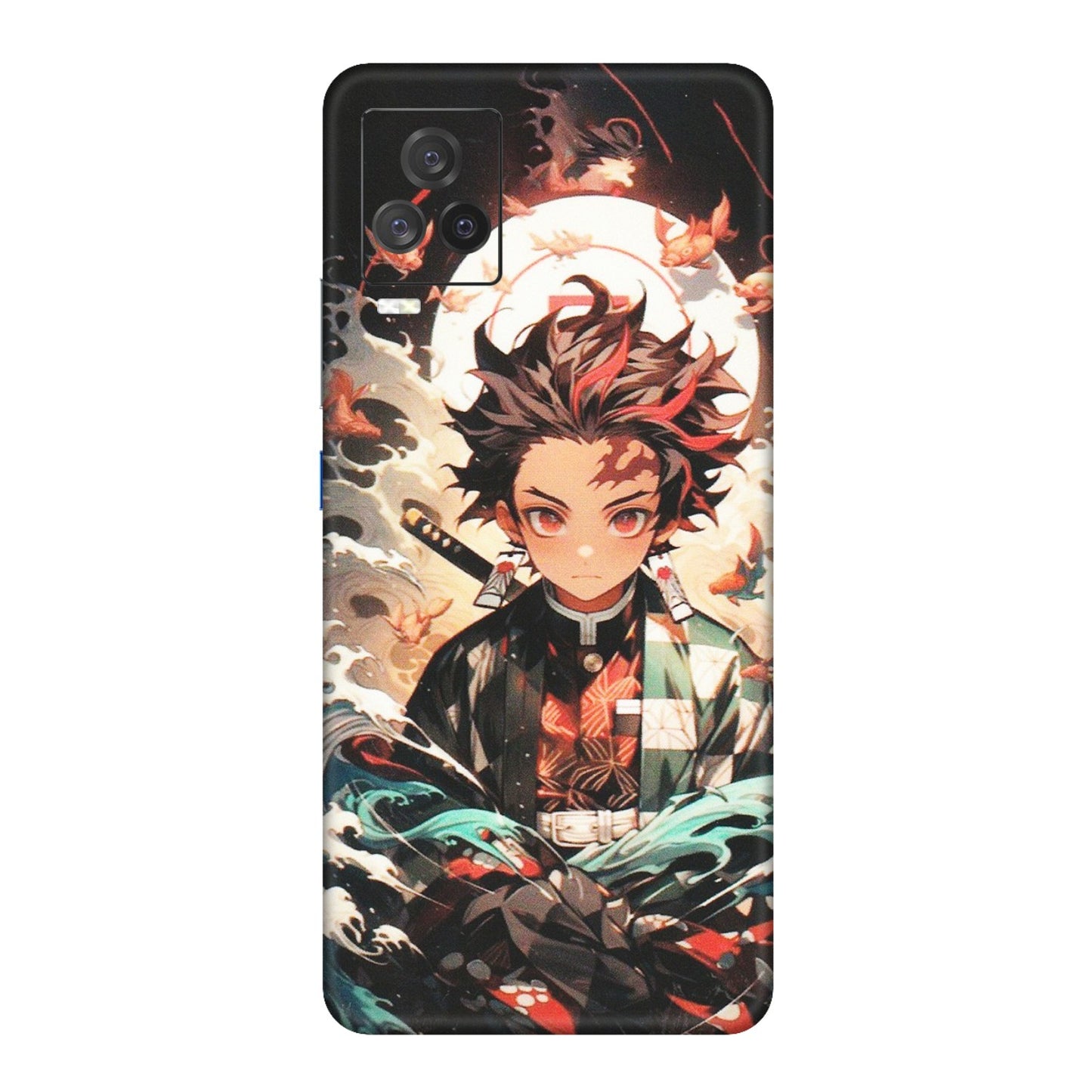 IQOO Phone Skins (All Models) - Tanjiro Demon Slayer Anime - Matte Finish (M-158) IQOO 7 Legend