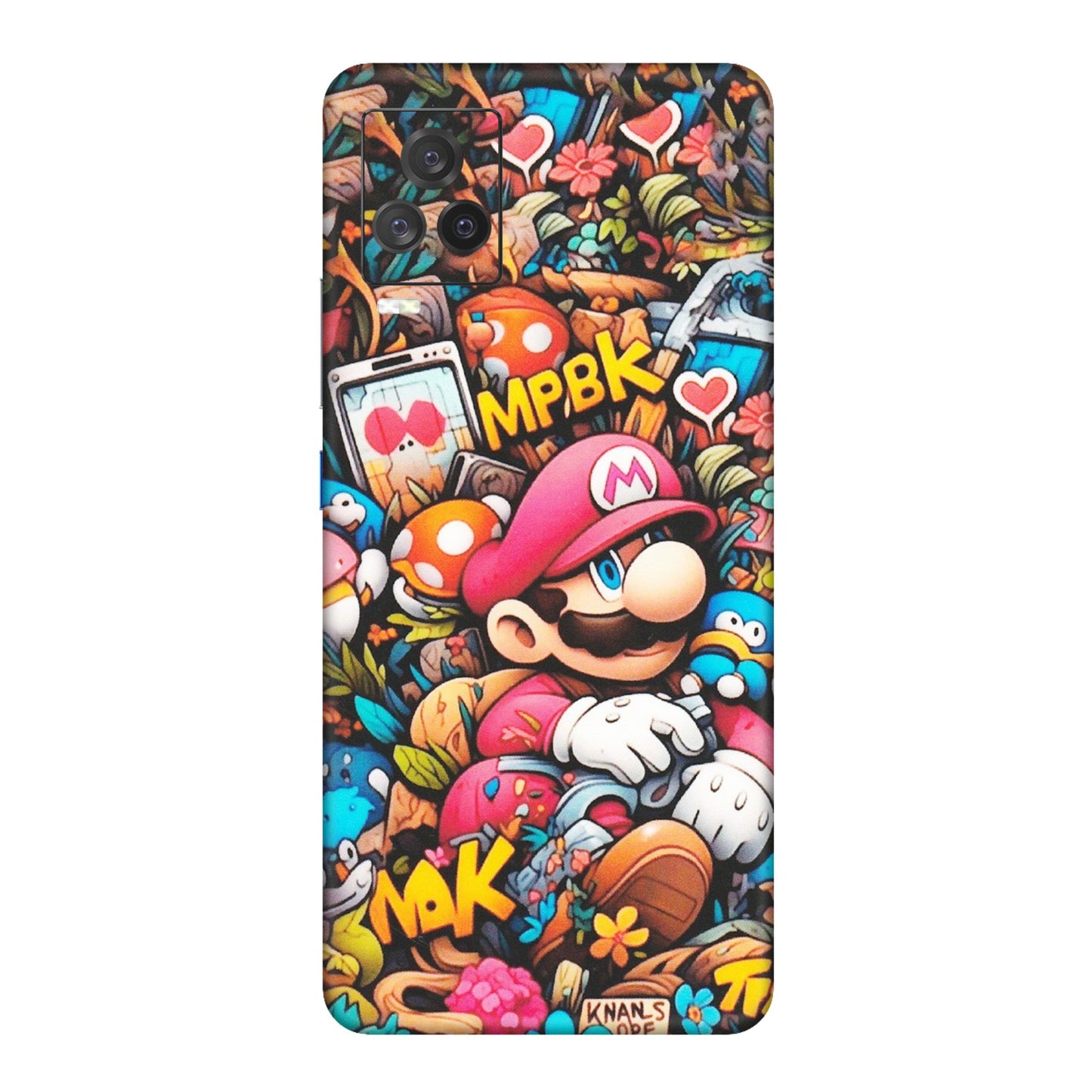 IQOO Phone Skins (All Models) - Super Mario Bros Artistic - Matte Finish (M-173) IQOO 7 Legend