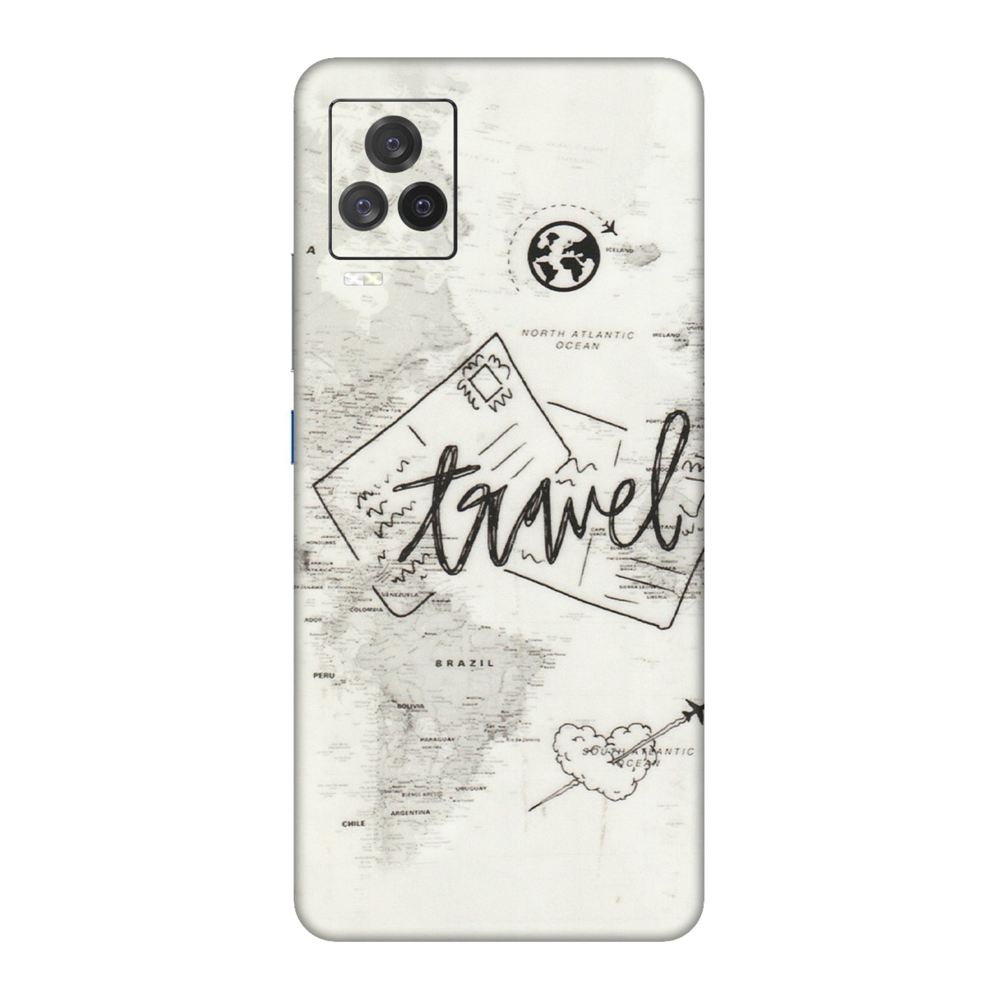 IQOO Phone Skins (All Models) - Travel Ticket - Transparent Finish (T-06) IQOO 7 Legend