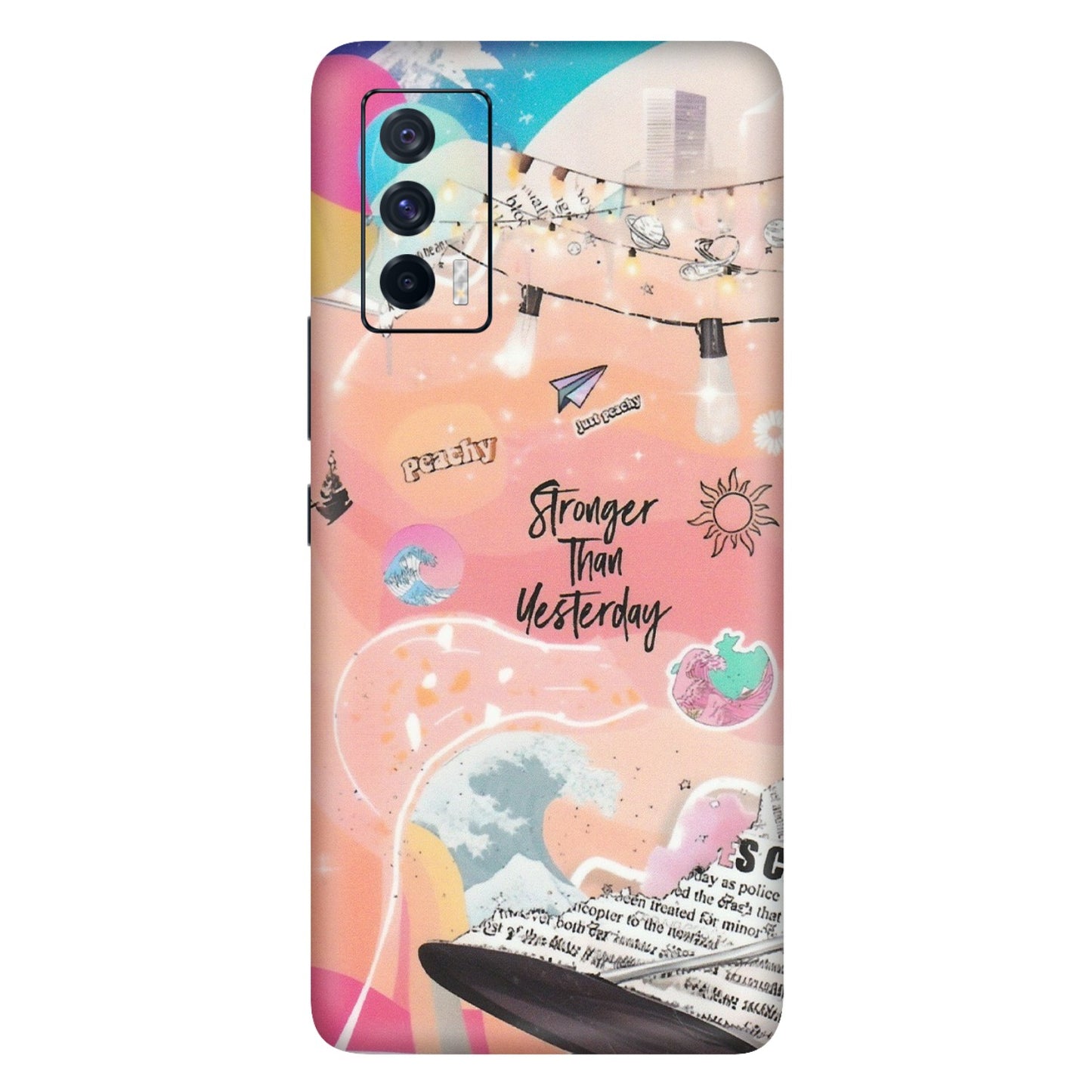 IQOO Phone Skins (All Models) - Stronger Then Yesterday - Matte Finish (M-128) IQOO 7