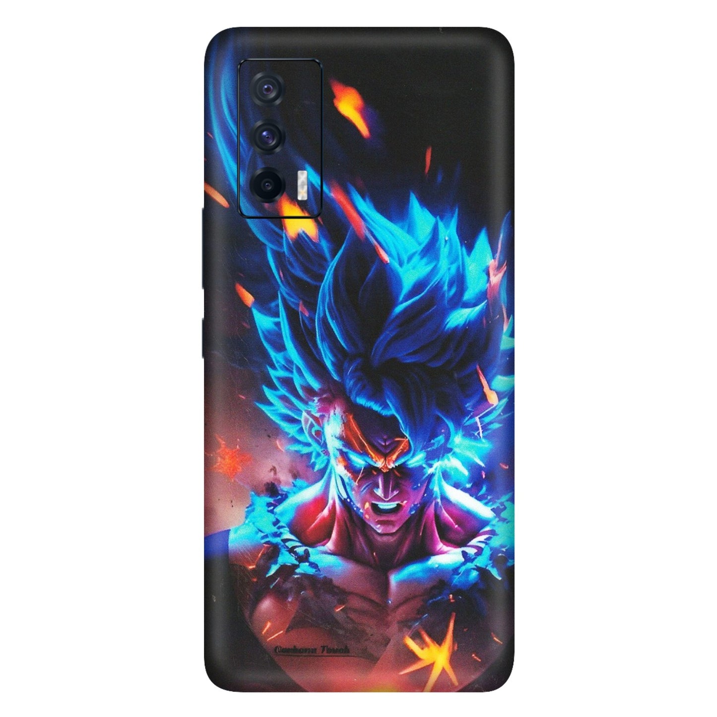IQOO Phone Skins (All Models) - Angry Goku Dragon Ball Anime - Matte Finish (M-150) IQOO 7