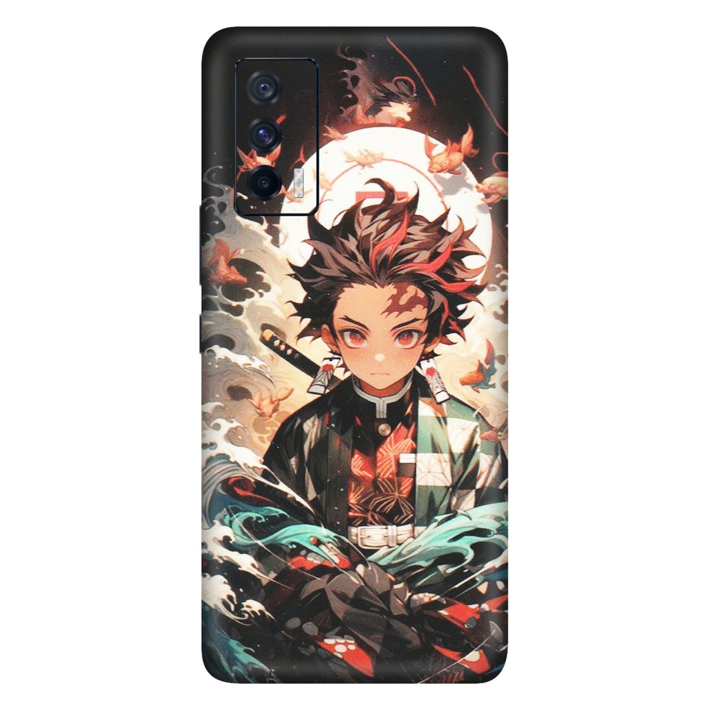 IQOO Phone Skins (All Models) - Tanjiro Demon Slayer Anime - Matte Finish (M-158) IQOO 7
