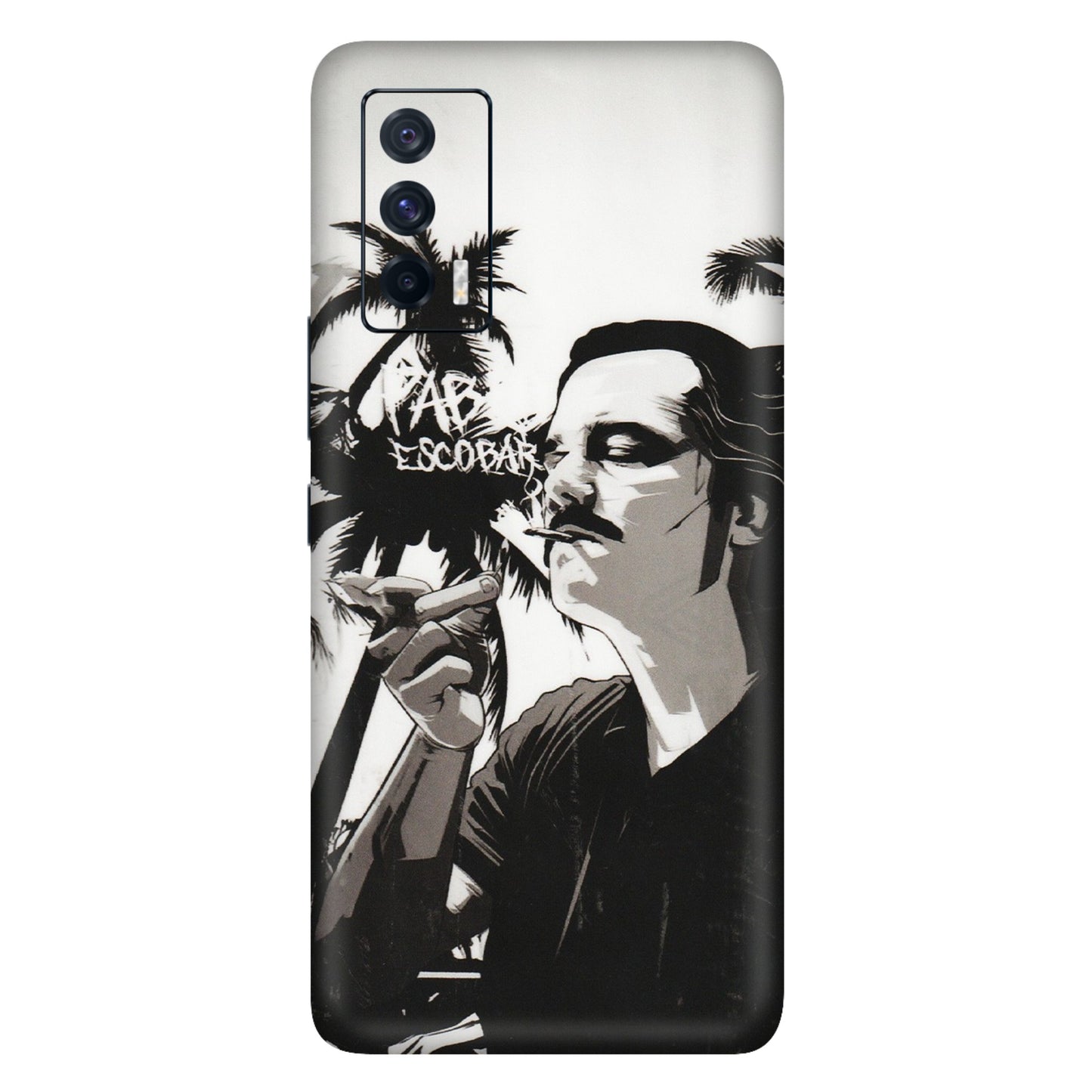 IQOO Phone Skins (All Models) - Pab Escobar - Transparent Finish (T-05) IQOO 7