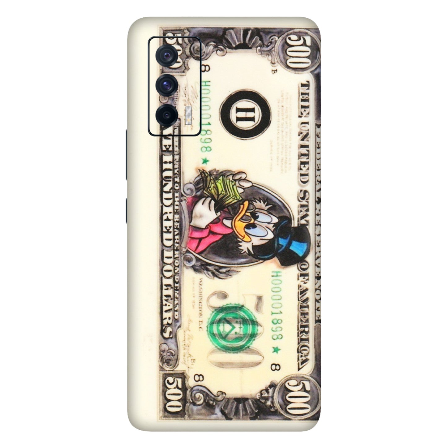 IQOO Phone Skins (All Models) - Five Hundred Dollar Duck - Transparent Finish (T-15) IQOO 7