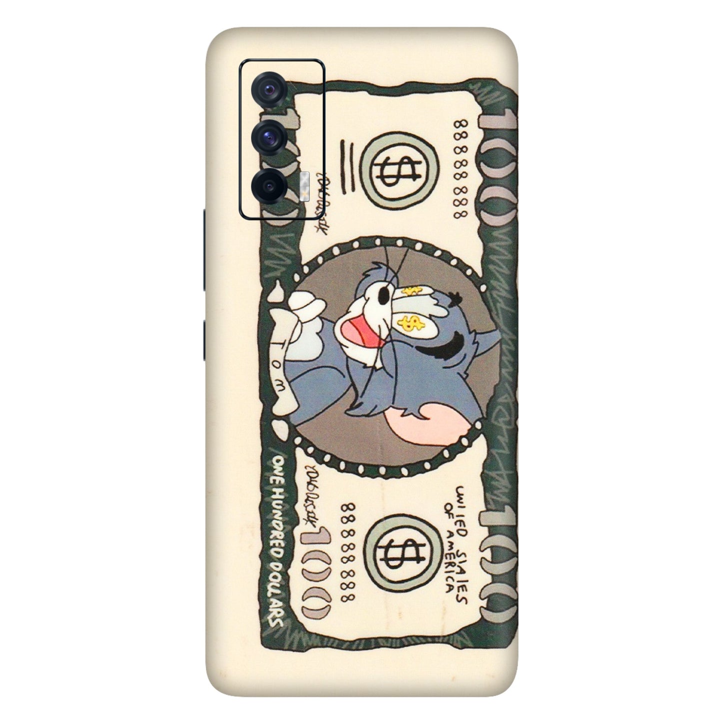 IQOO Phone Skins (All Models) - One Hundred Dollar Tom - Transparent Finish (T-16) IQOO 7