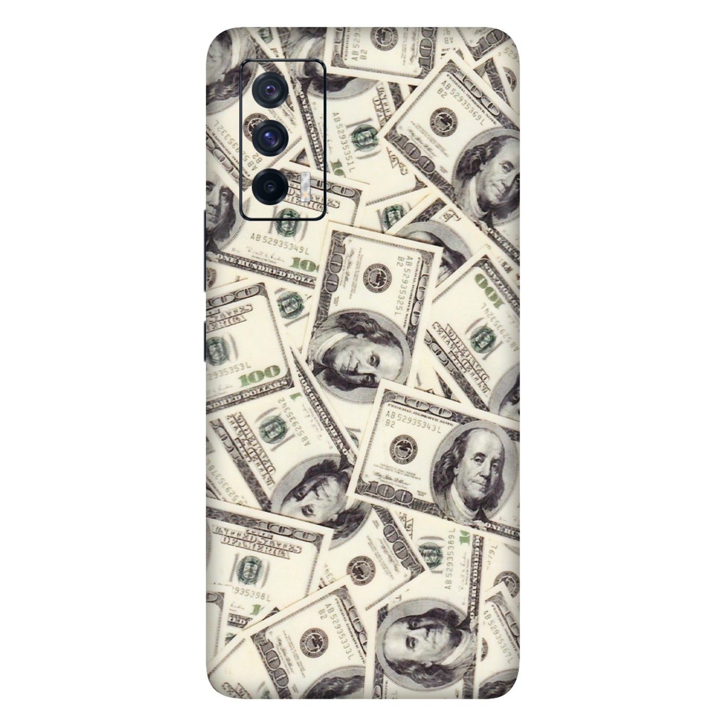 IQOO Phone Skins (All Models) - Dollar Lover - Transparent Finish (T-17) IQOO 7