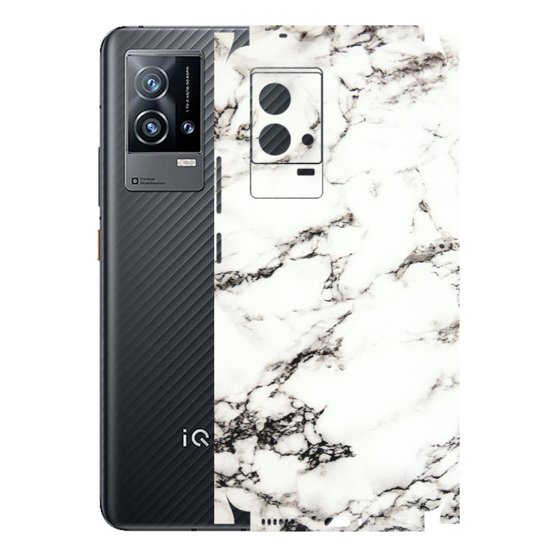IQOO Phone Skins (All Models) - Black and White Marble Texture - 3D Embossed Finish (L-124) IQOO 9 5G