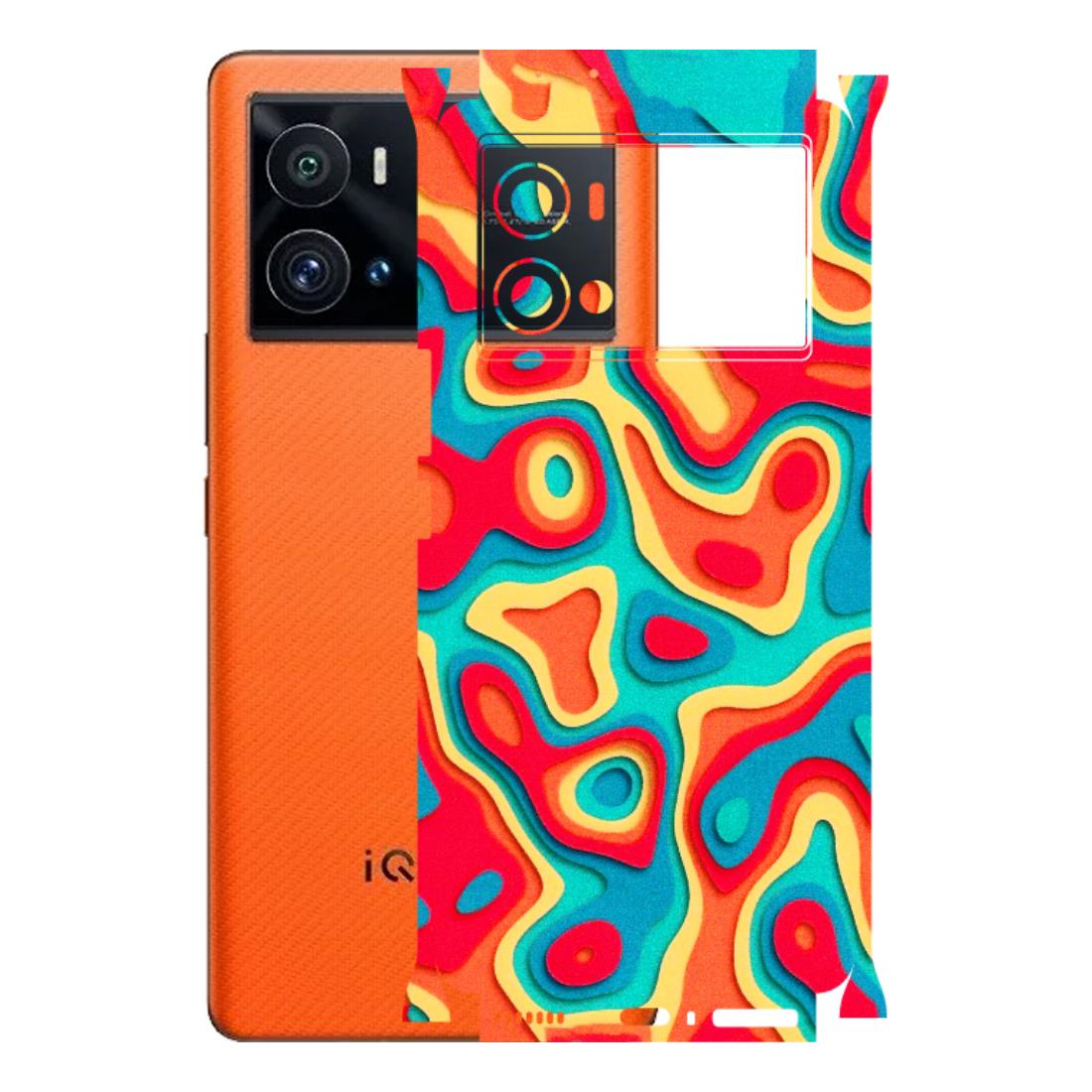 IQOO Phone Skins (All Models) - Abstract Swirl - 3D Embossed Finish (L-150) IQOO 9 Pro 5G