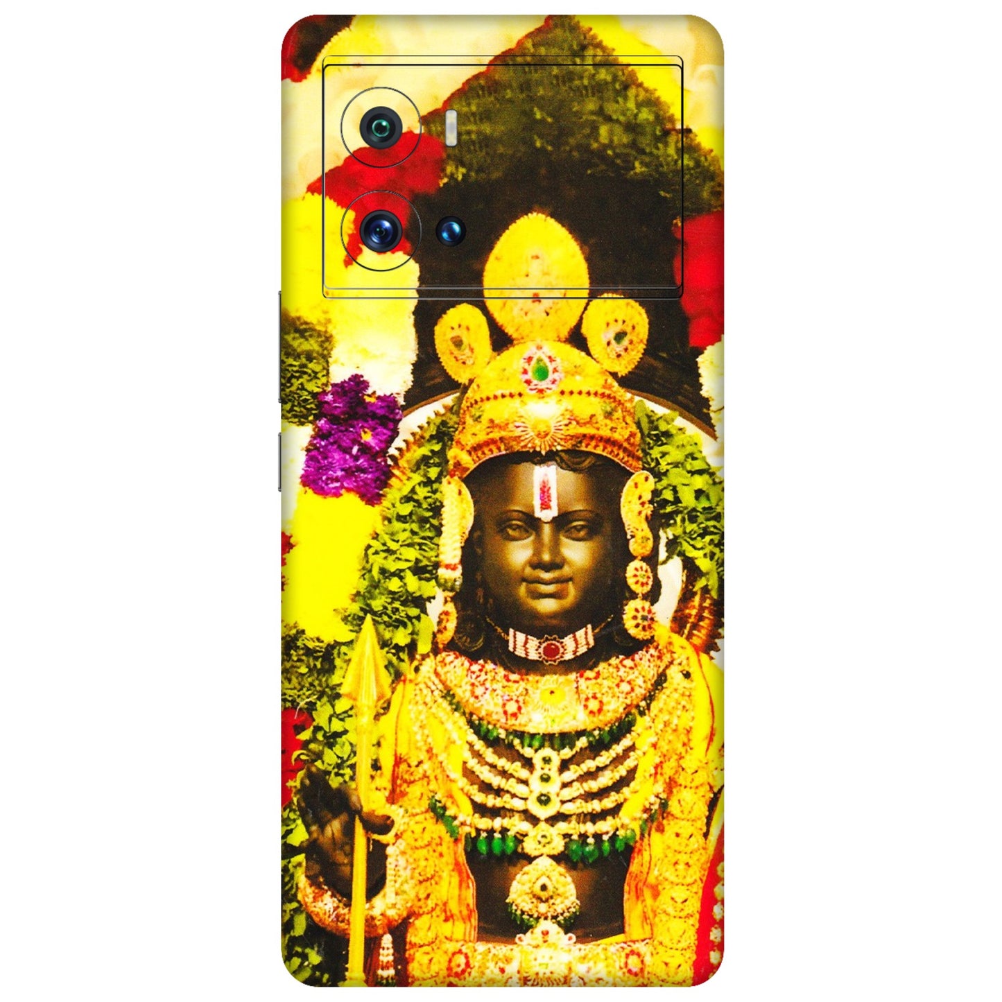 IQOO Phone Skins (All Models) - Ram Lalla Ayodhya - 3D Embossed Finish (L-103) IQOO 9 Pro 5G