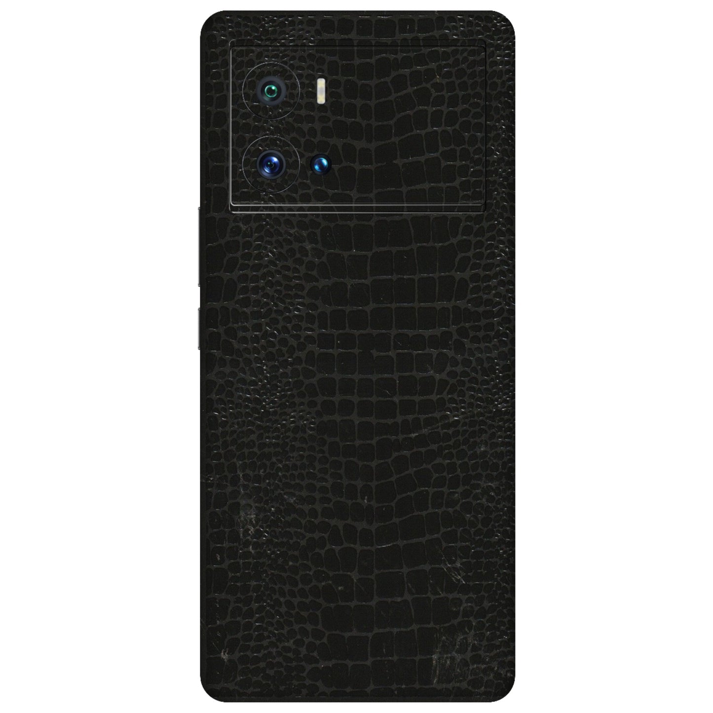 IQOO Phone Skins (All Models) - Snake Leather Black - 3D Embossed Finish (L-107) IQOO 9 Pro 5G