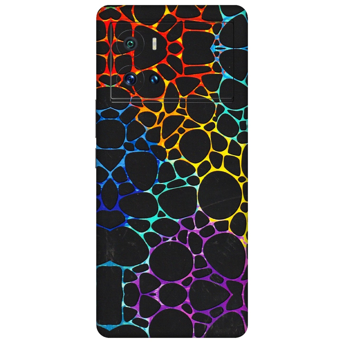 IQOO Phone Skins (All Models) - Abstract Art MultiColour - 3D Embossed Finish (L-133) IQOO 9 Pro 5G