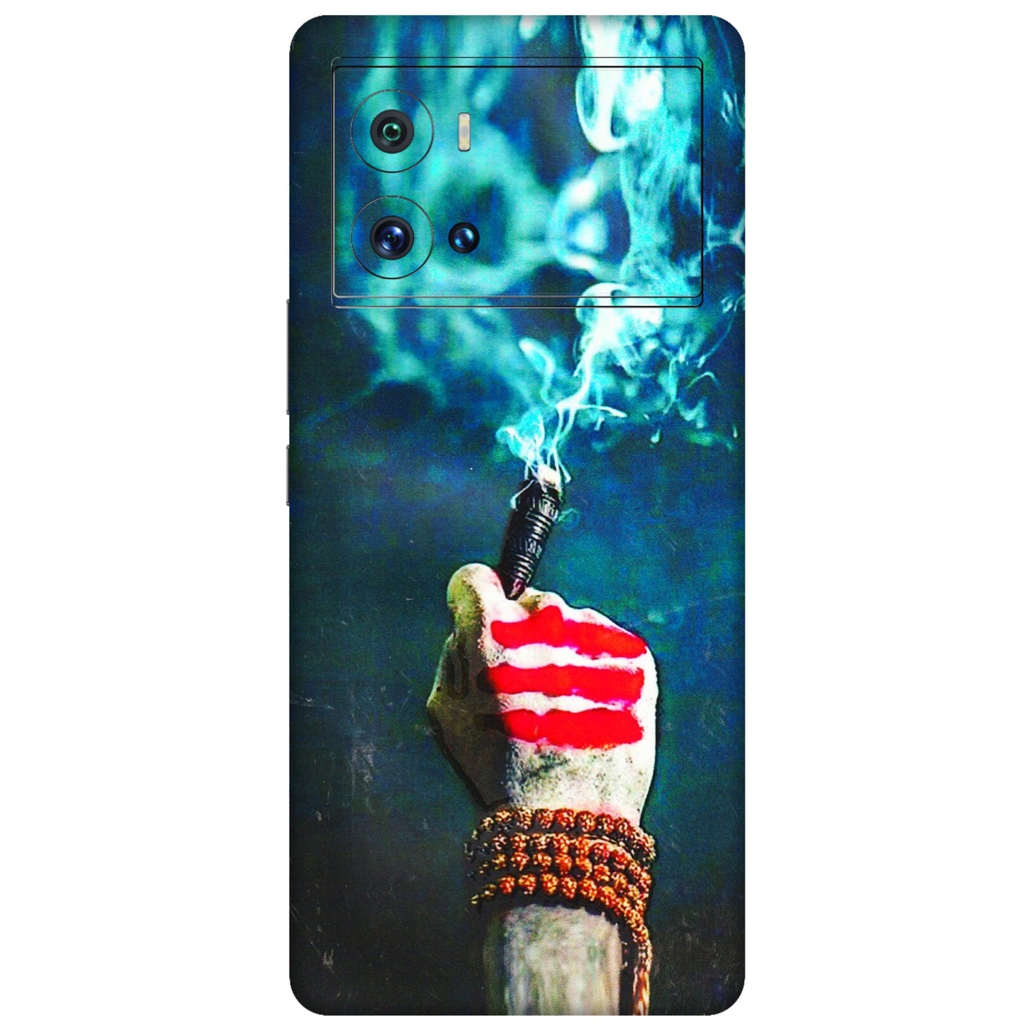 IQOO Phone Skins (All Models) - Mahadev Bhakt - 3D Embossed Finish (L-146) IQOO 9 Pro 5G