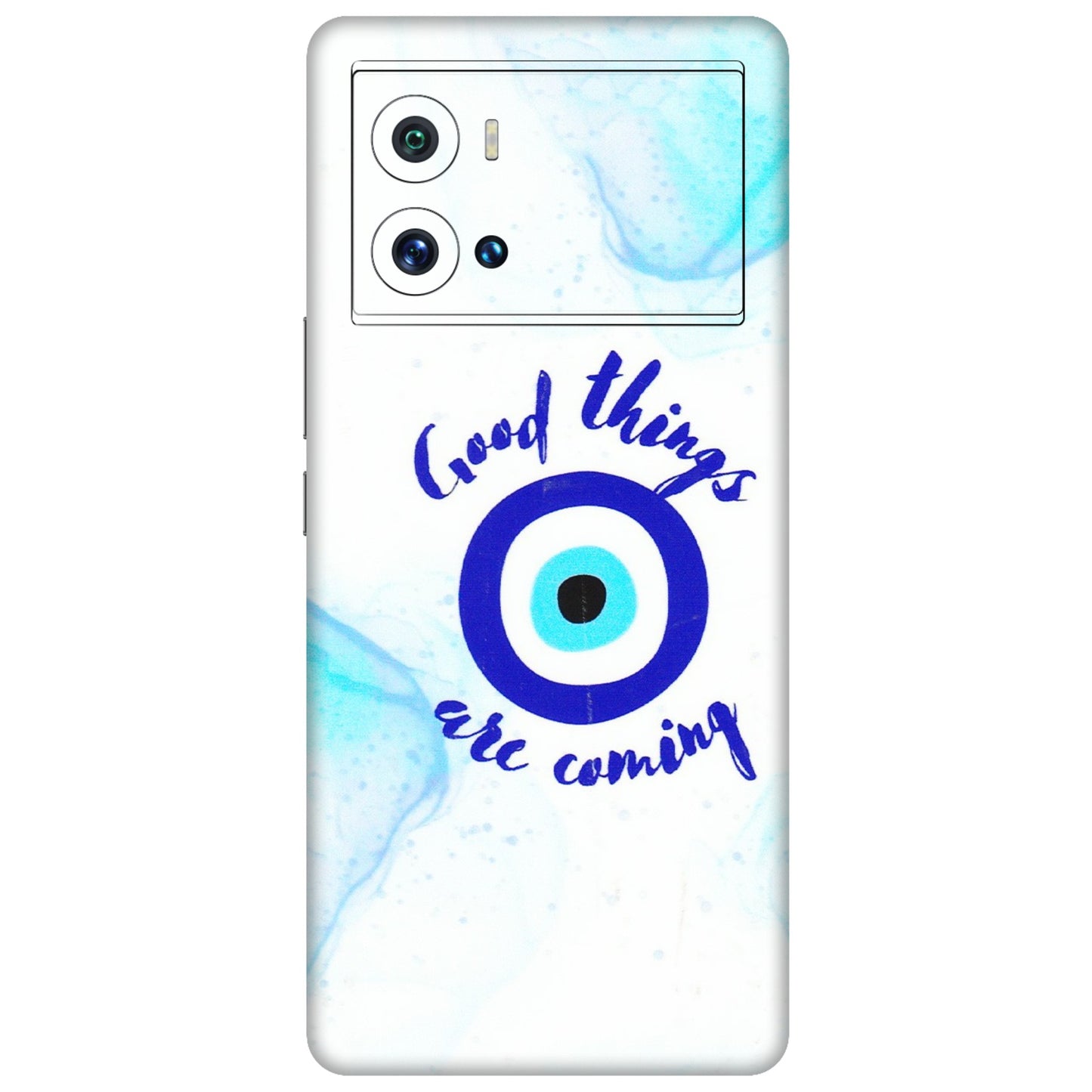 IQOO Phone Skins (All Models) - Evil Eye Good Things Are Coming - 3D Embossed Finish (L-322) IQOO 9 Pro 5G