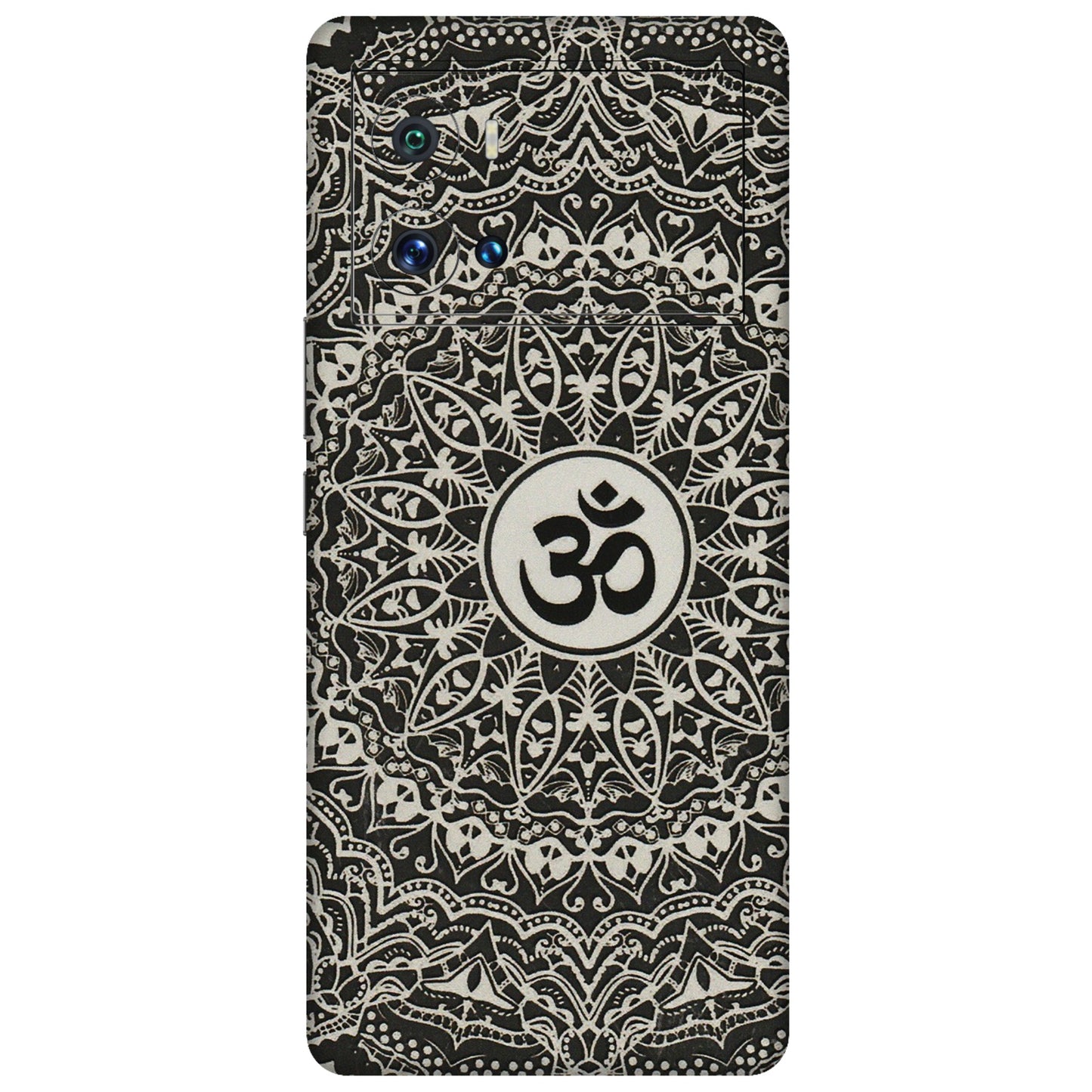 IQOO Phone Skins (All Models) - Aum Elegant Mandala - 3D Embossed Finish (L-62) IQOO 9 Pro 5G