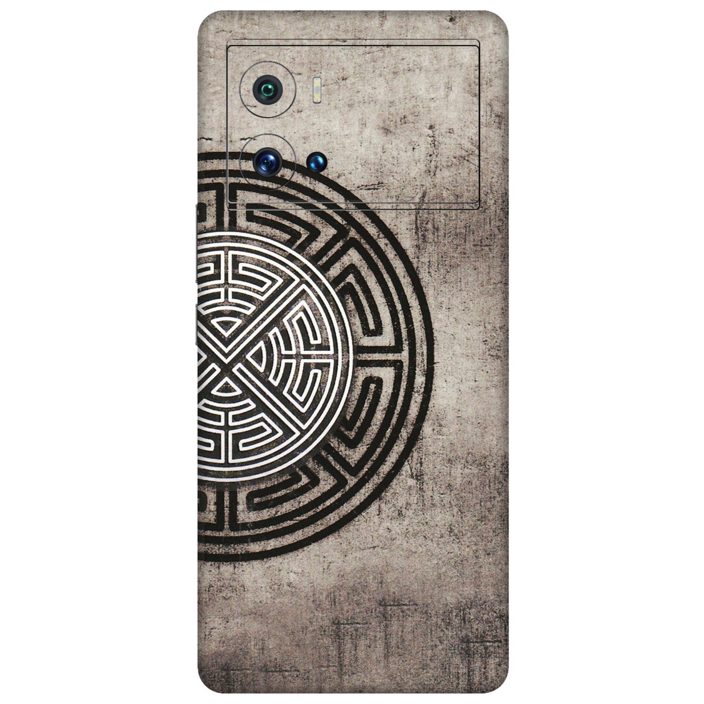 IQOO Phone Skins (All Models) - Mysterious Circular Design - 3D Embossed Finish (L-63) IQOO 9 Pro 5G