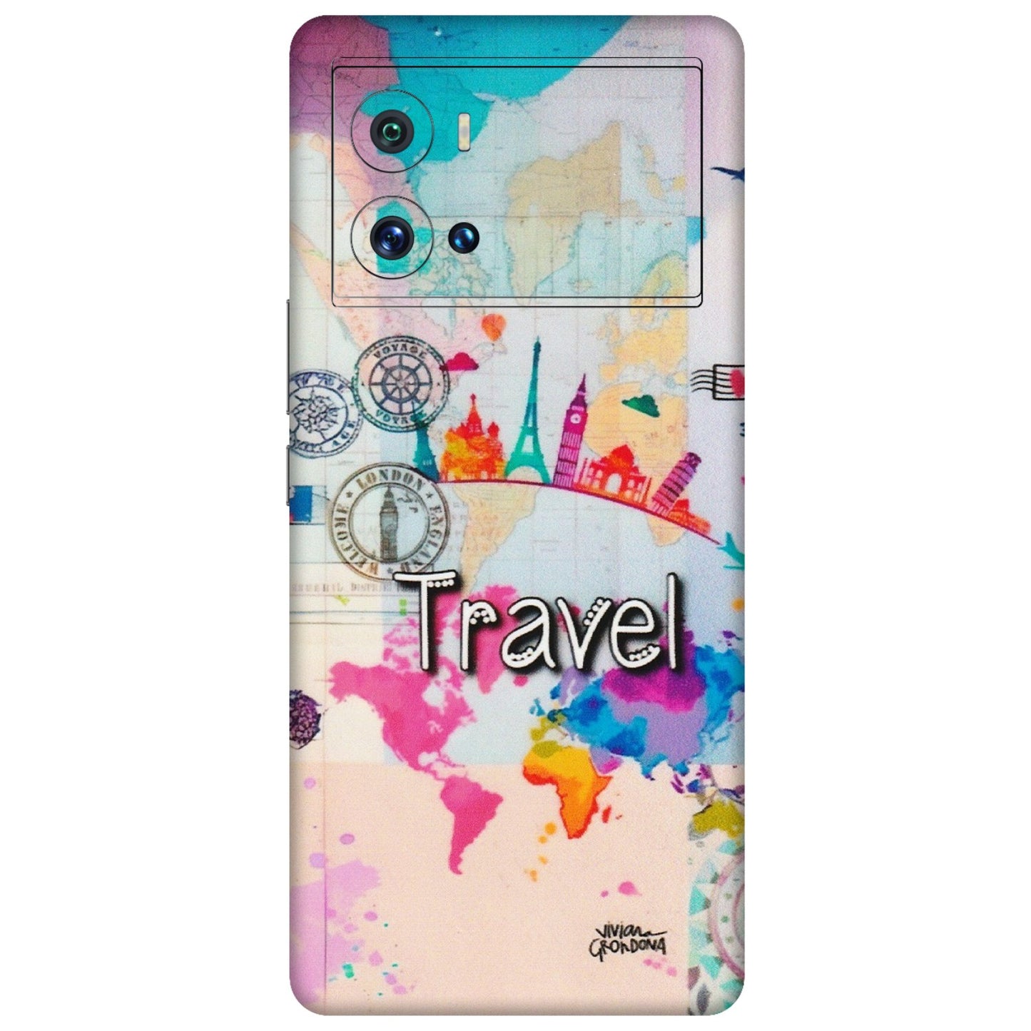 IQOO Phone Skins (All Models) - Travel The Wonders - Matte Finish (M-108) IQOO 9 Pro 5G