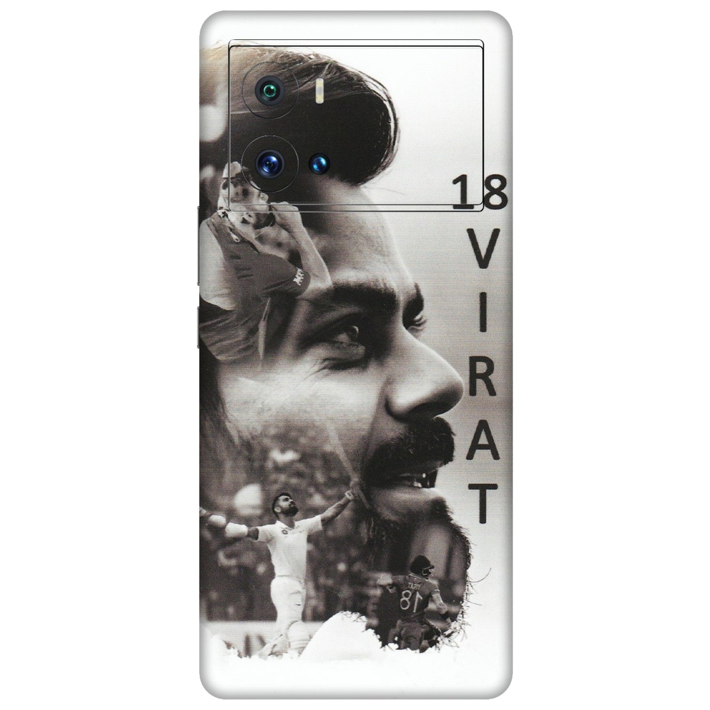IQOO Phone Skins (All Models) - Virat Kohli Cricketer - Matte Finish (M-163) IQOO 9 Pro 5G