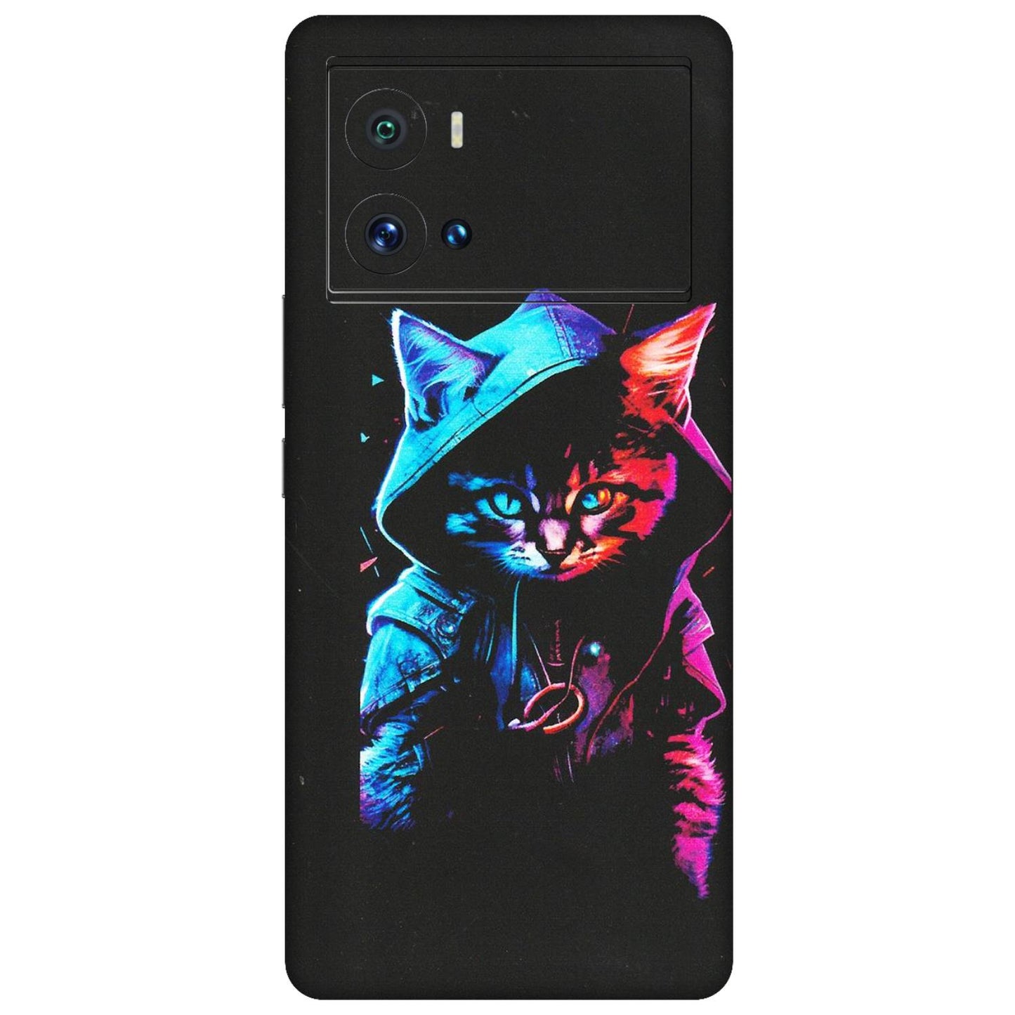 IQOO Phone Skins (All Models) - Cyberpunk Cat - Matte Finish (M-45) IQOO 9 Pro 5G