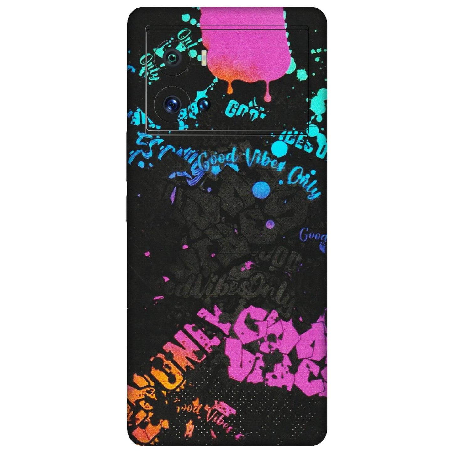 IQOO Phone Skins (All Models) - Majestic Black Vibes - Matte Finish (M-62) IQOO 9 Pro 5G