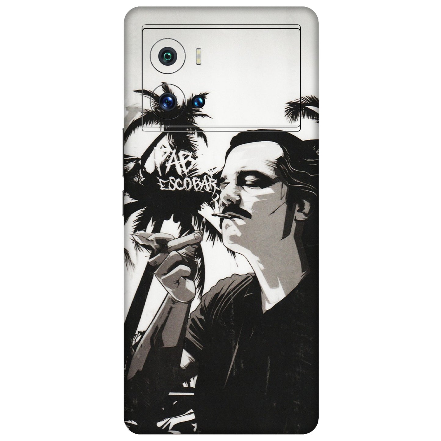 IQOO Phone Skins (All Models) - Pab Escobar - Transparent Finish (T-05) IQOO 9 Pro 5G