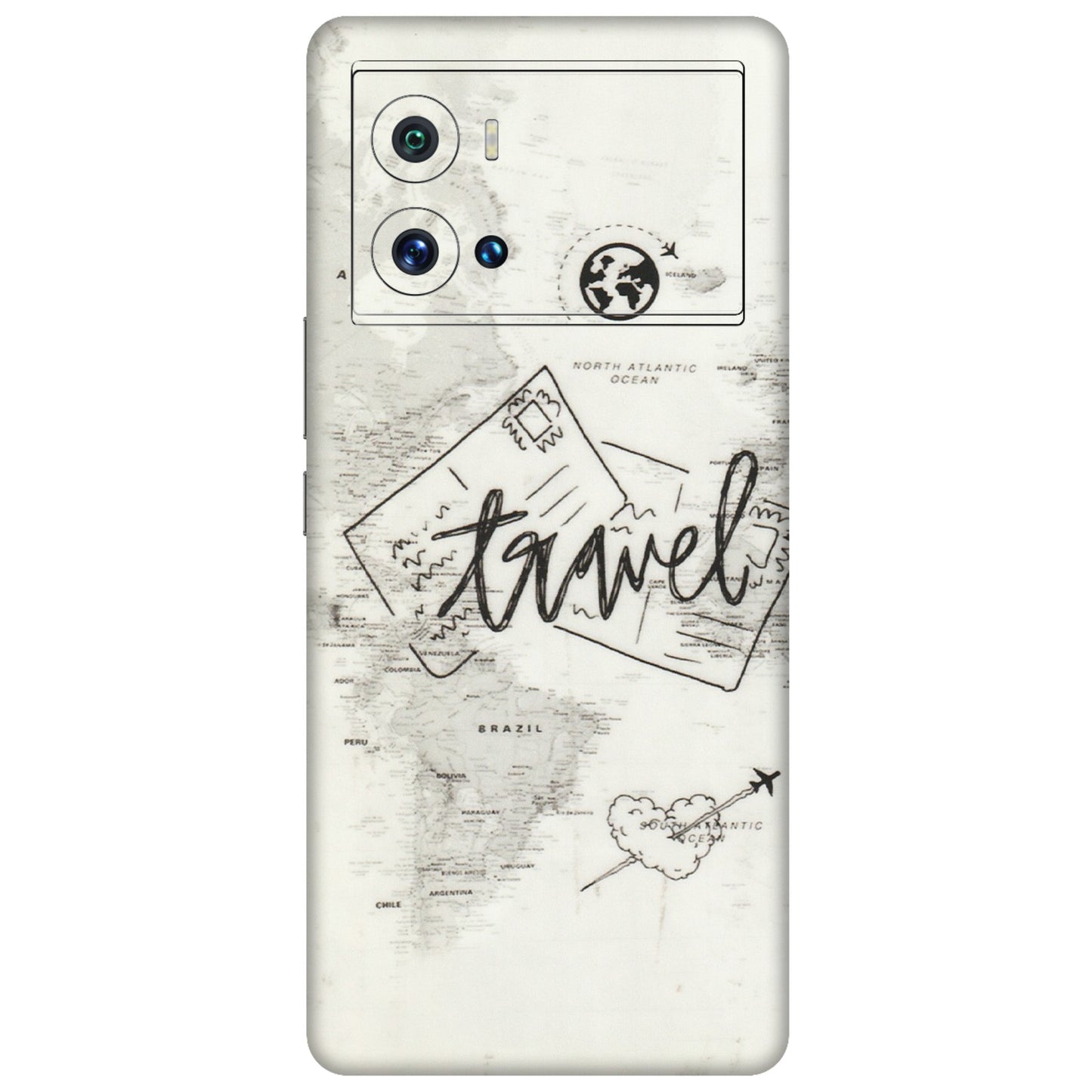 IQOO Phone Skins (All Models) - Travel Ticket - Transparent Finish (T-06) IQOO 9 Pro 5G