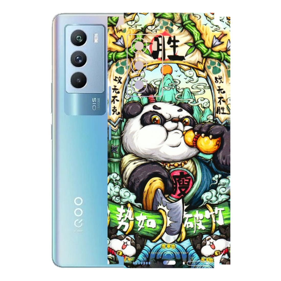 IQOO Phone Skins (All Models) - Royal Rich Panda - 3D Embossed Finish (L-170) IQOO 9 SE 5G