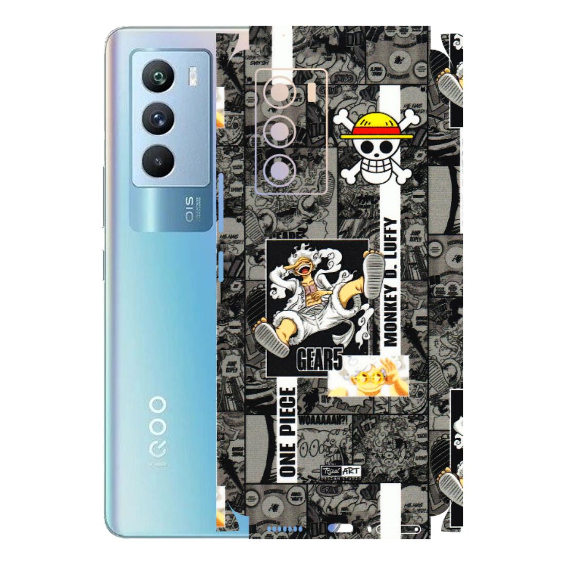 IQOO Phone Skins (All Models) - Cuffy Anime MonkeyCamic - 3D Embossed Finish (L-242) IQOO 9 SE 5G