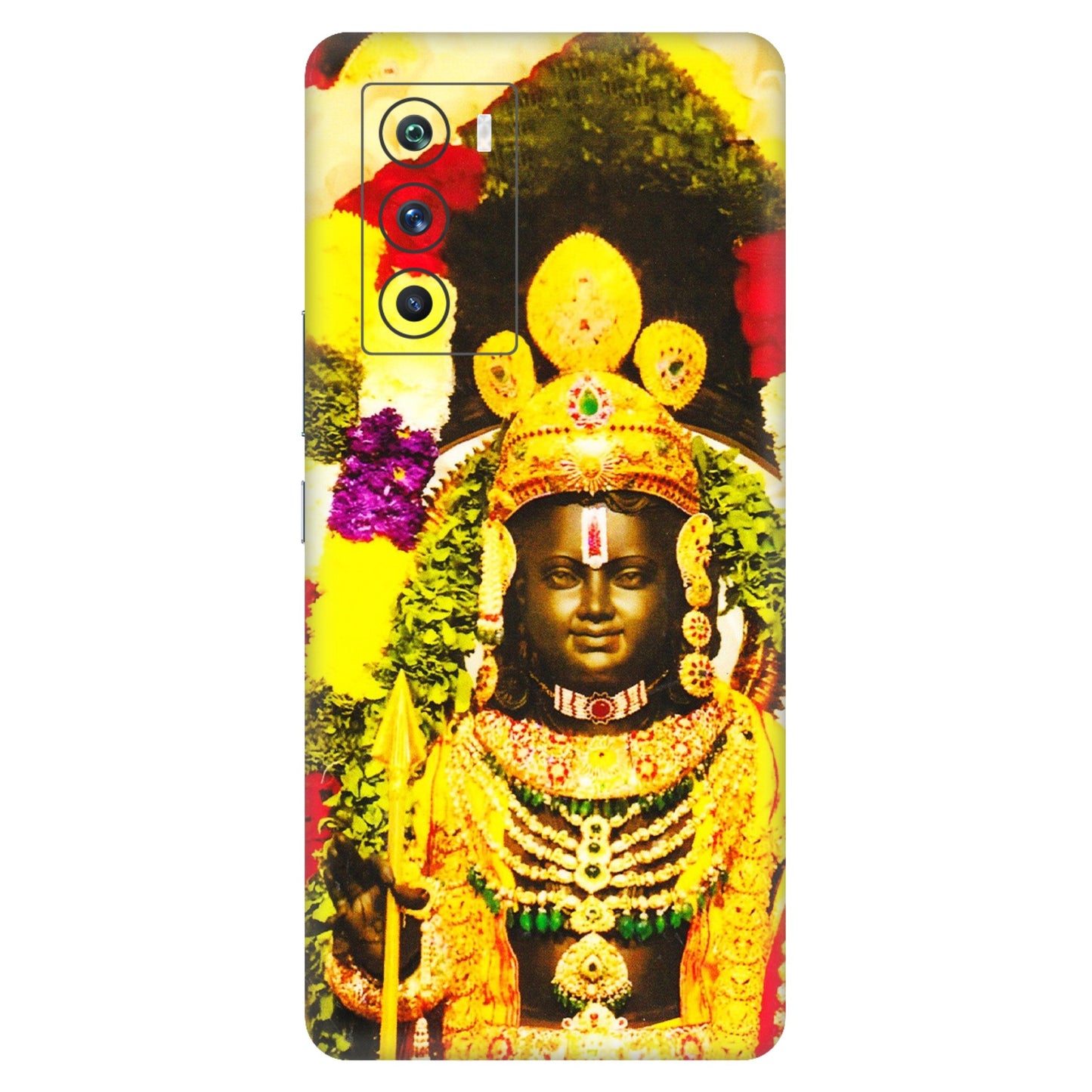 IQOO Phone Skins (All Models) - Ram Lalla Ayodhya - 3D Embossed Finish (L-103) IQOO 9 SE 5G