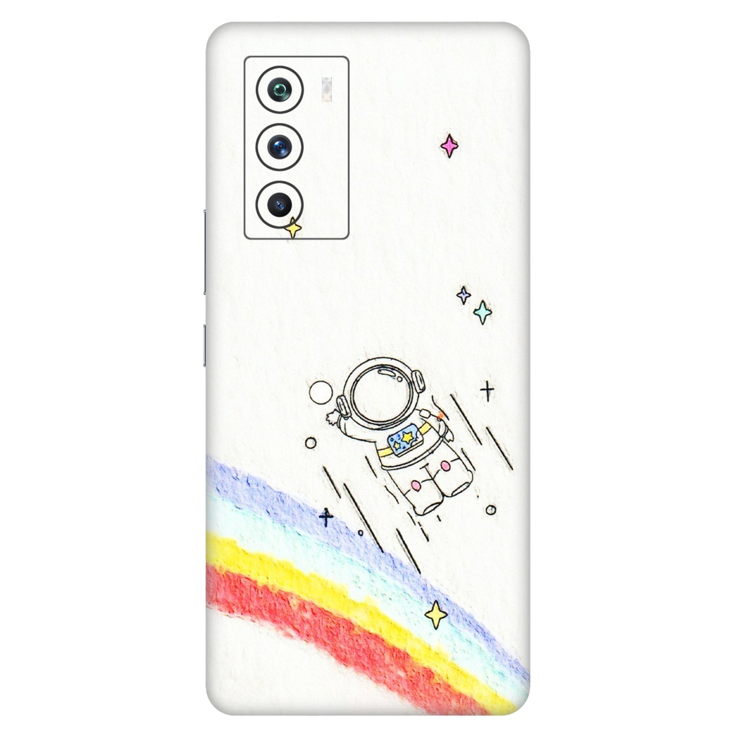IQOO Phone Skins (All Models) - Milkyway Astronaut - 3D Embossed Finish (L-110) IQOO 9 SE 5G