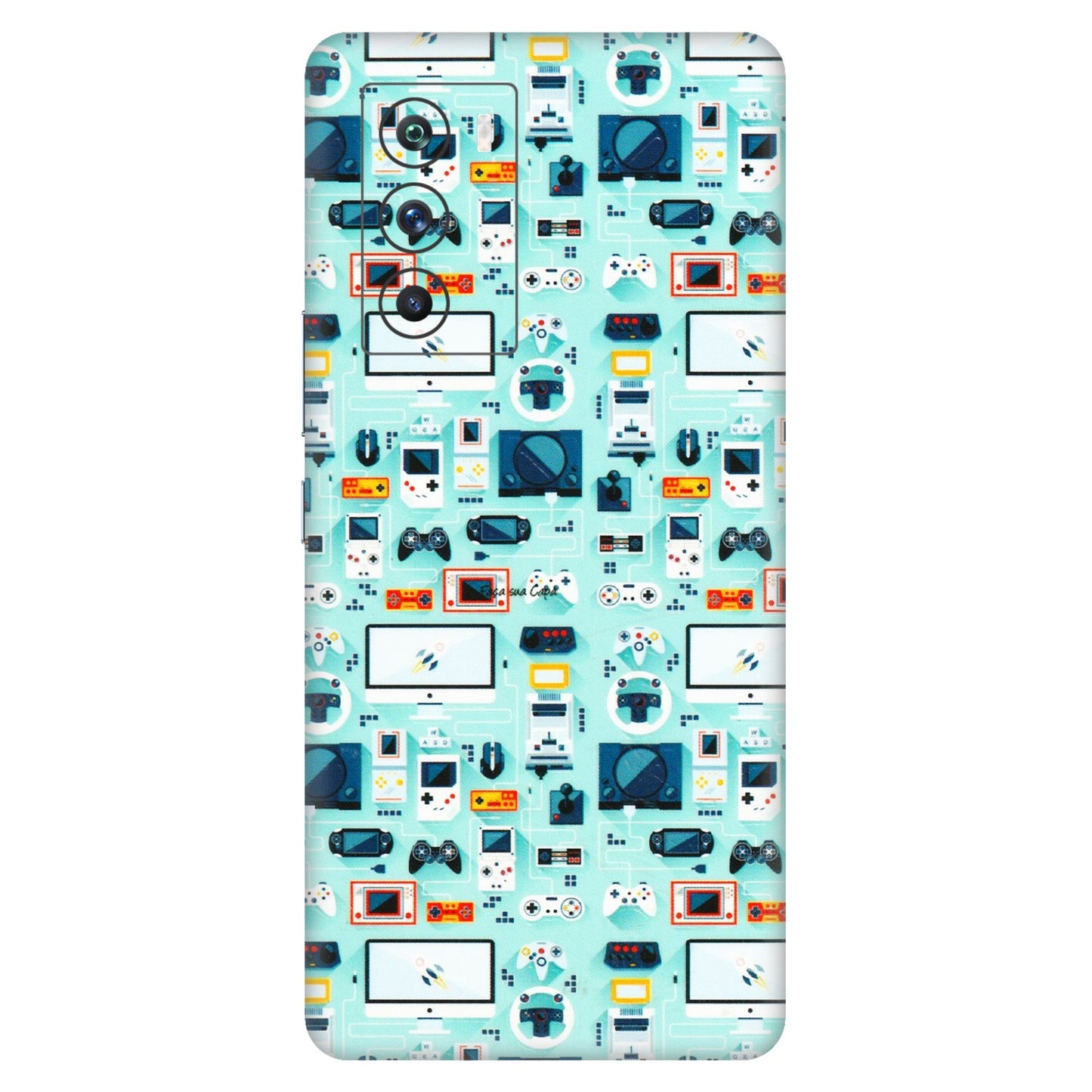 IQOO Phone Skins (All Models) - Gadgets Doodle - 3D Embossed Finish (L-184) IQOO 9 SE 5G