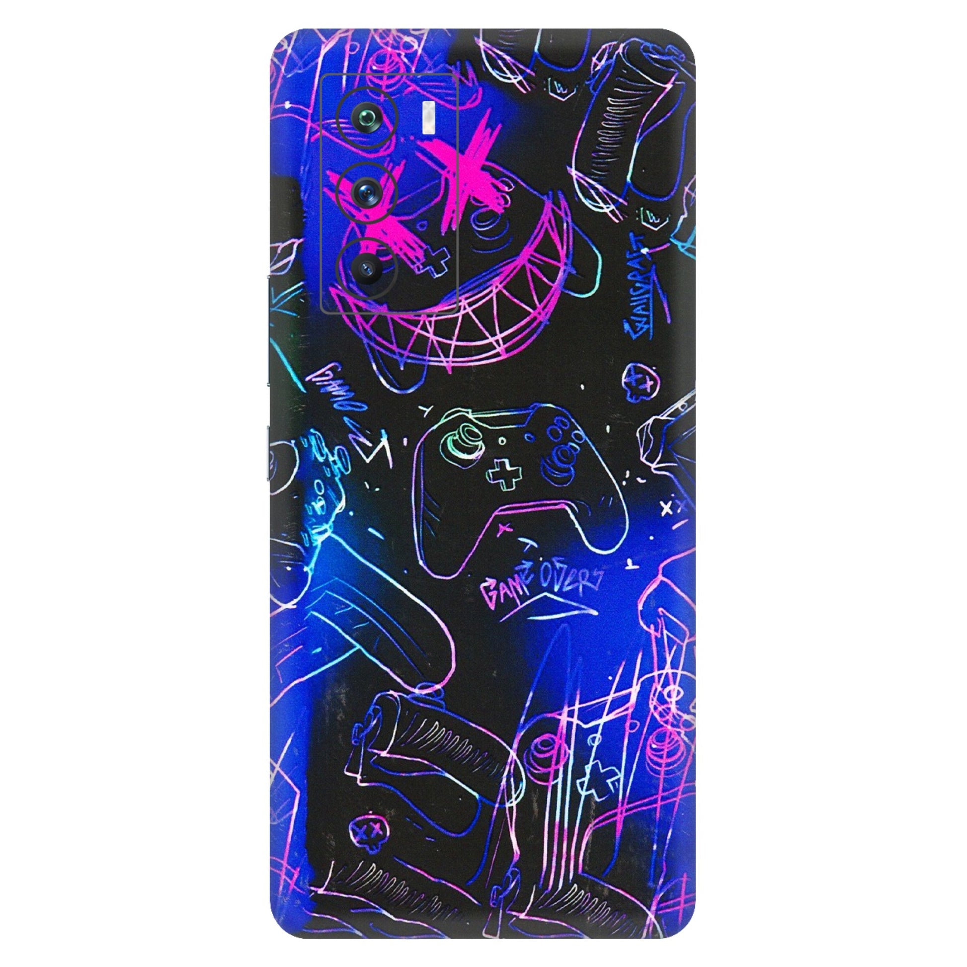 IQOO Phone Skins (All Models) - Gamers Paradise - 3D Embossed Finish (L-258) IQOO 9 SE 5G