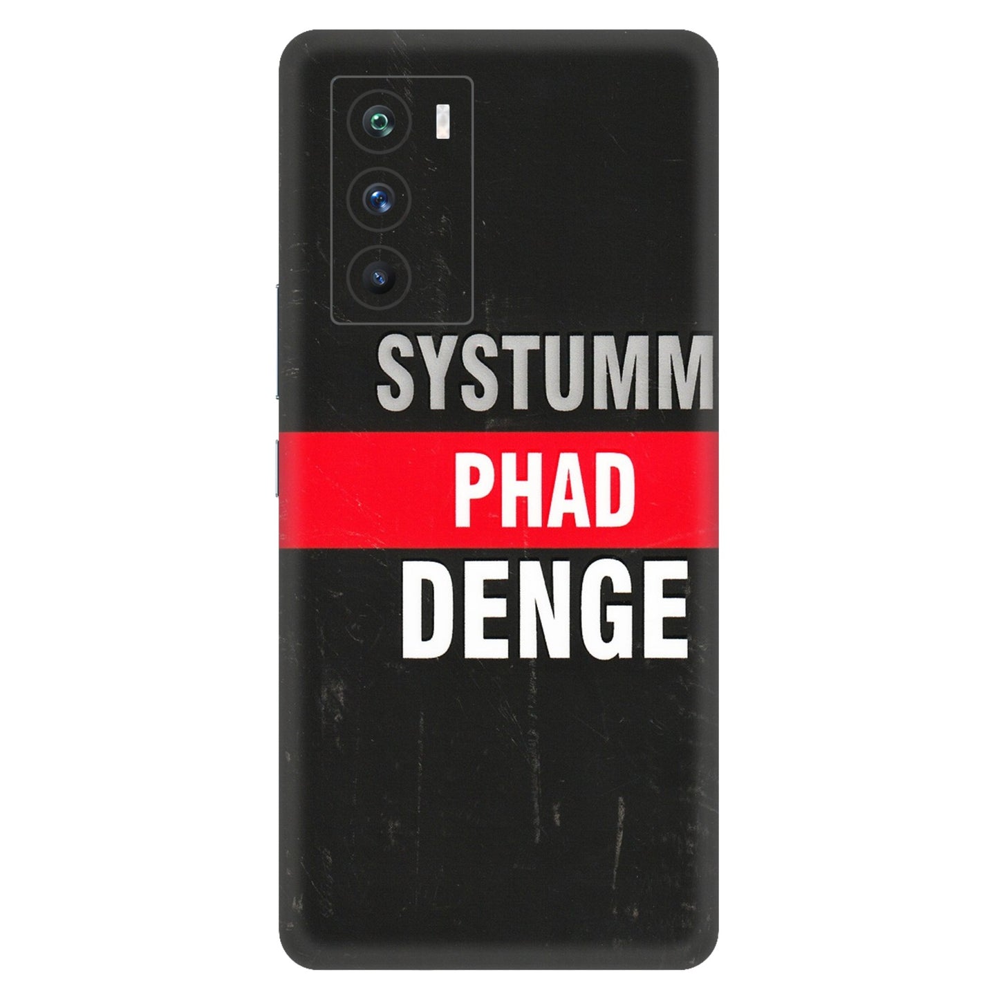 IQOO Phone Skins (All Models) - Systumm Phad Denge - 3D Embossed Finish (L-278) IQOO 9 SE 5G