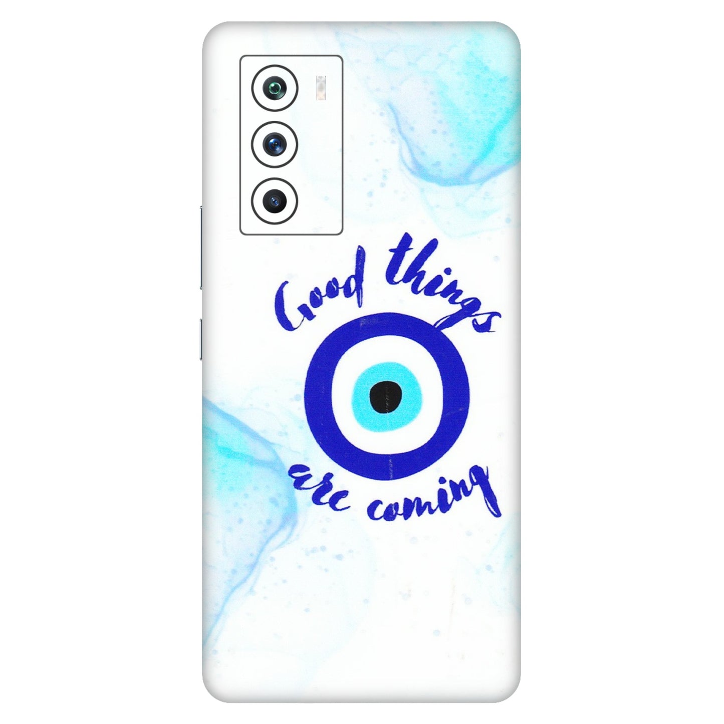 IQOO Phone Skins (All Models) - Evil Eye Good Things Are Coming - 3D Embossed Finish (L-322) IQOO 9 SE 5G