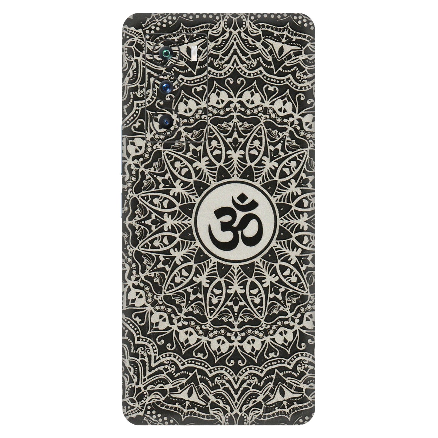 IQOO Phone Skins (All Models) - Aum Elegant Mandala - 3D Embossed Finish (L-62) IQOO 9 SE 5G