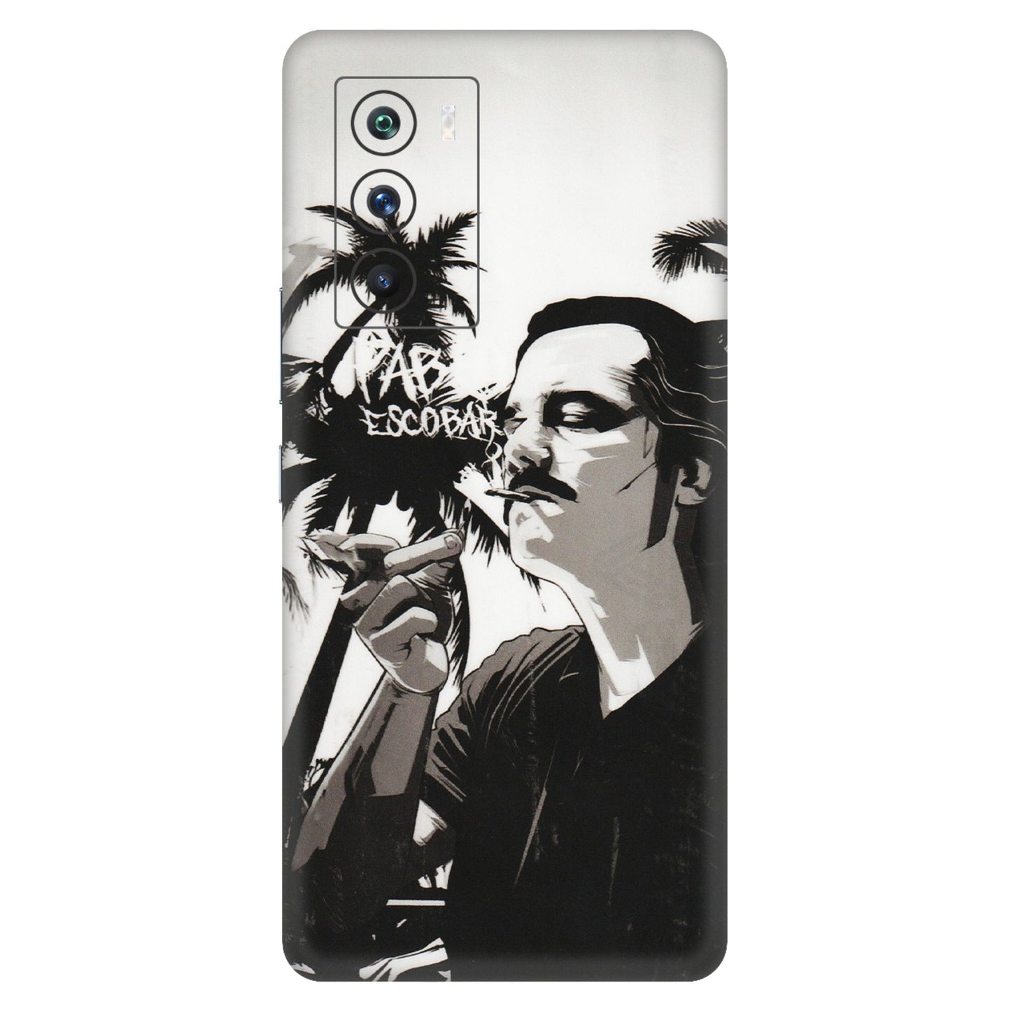 IQOO Phone Skins (All Models) - Pab Escobar - Transparent Finish (T-05) IQOO 9 SE 5G