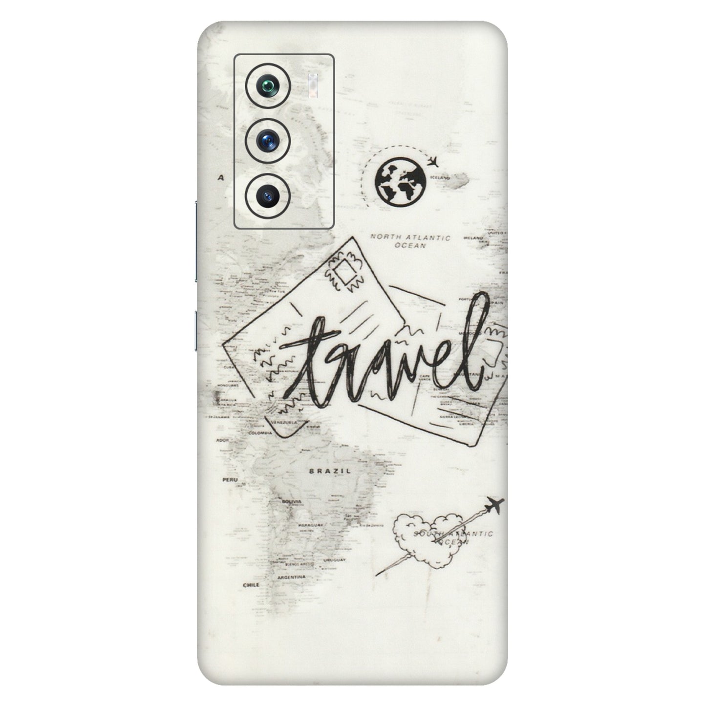 IQOO Phone Skins (All Models) - Travel Ticket - Transparent Finish (T-06) IQOO 9 SE 5G