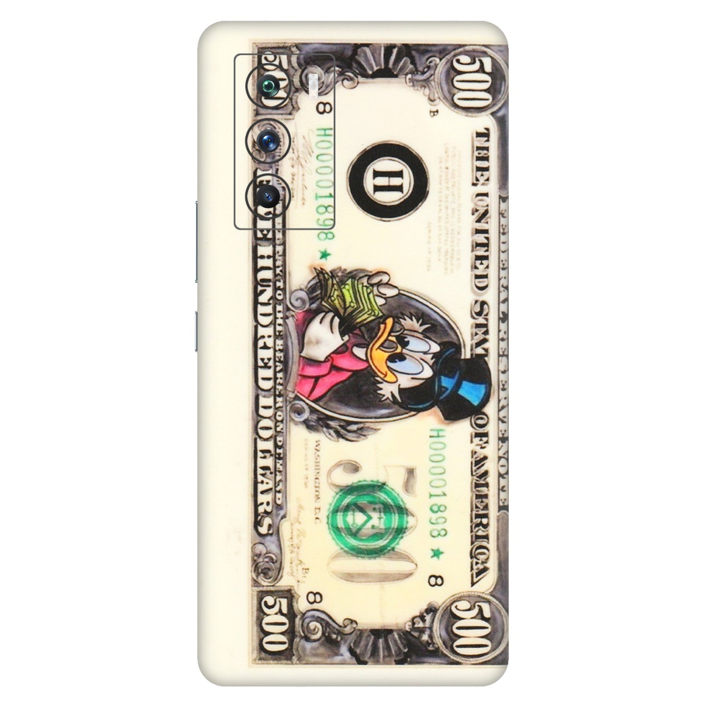 IQOO Phone Skins (All Models) - Five Hundred Dollar Duck - Transparent Finish (T-15) IQOO 9 SE 5G