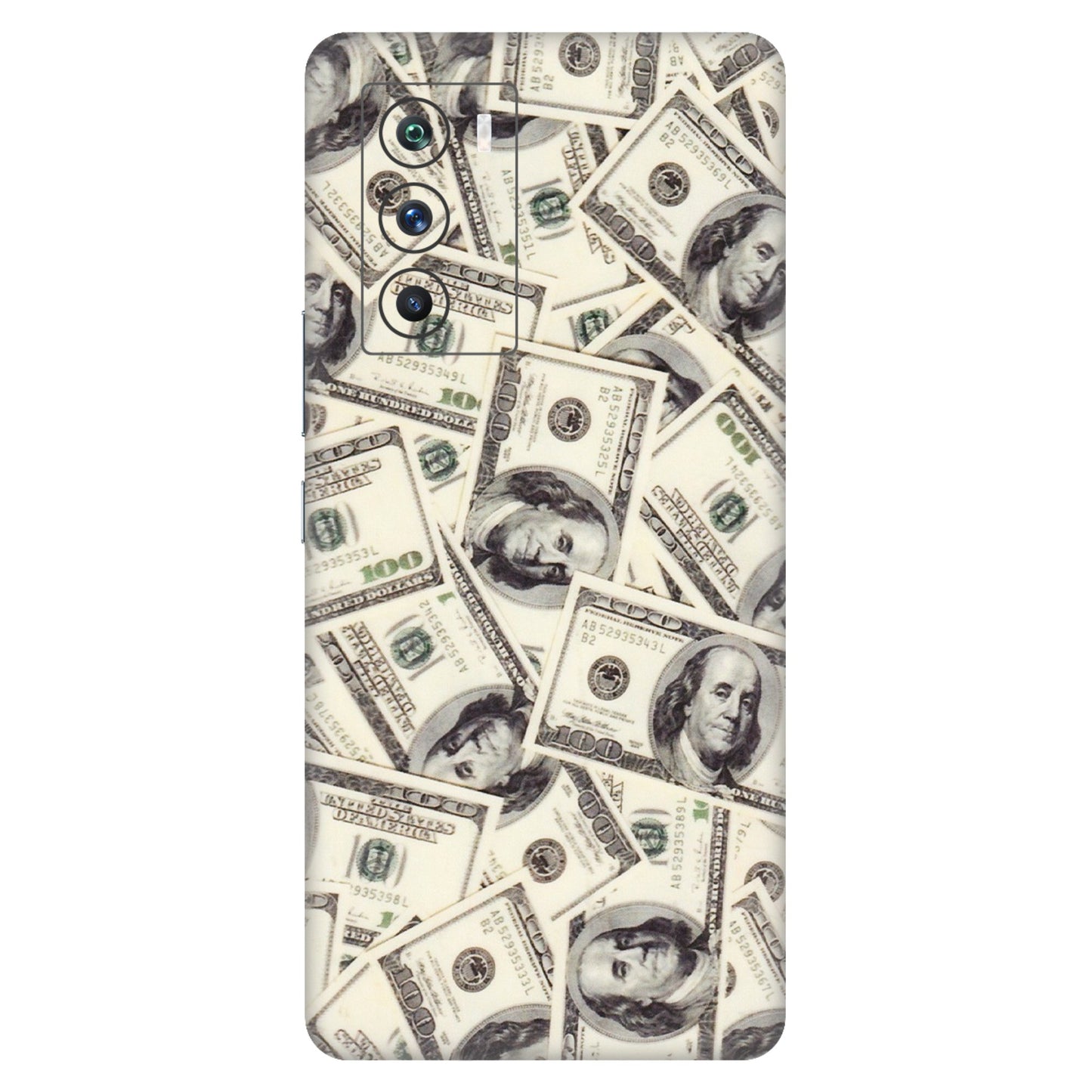 IQOO Phone Skins (All Models) - Dollar Lover - Transparent Finish (T-17) IQOO 9 SE 5G