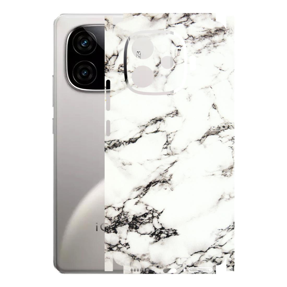 IQOO Phone Skins (All Models) - Black and White Marble Texture - 3D Embossed Finish (L-124) IQOO Neo 10R