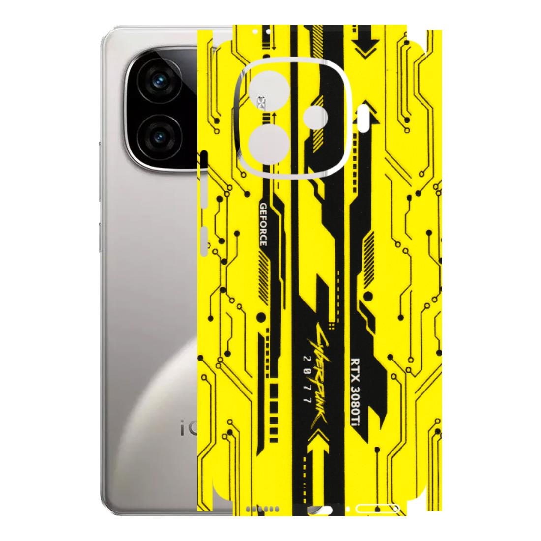 IQOO Phone Skins (All Models) - Yellow Cyberpunk - 3D Embossed Finish (L-93) IQOO Neo 10R