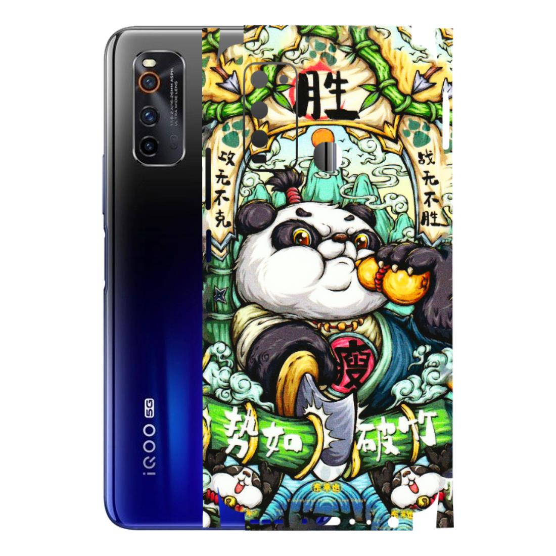 IQOO Phone Skins (All Models) - Royal Rich Panda - 3D Embossed Finish (L-170) IQOO Neo 3