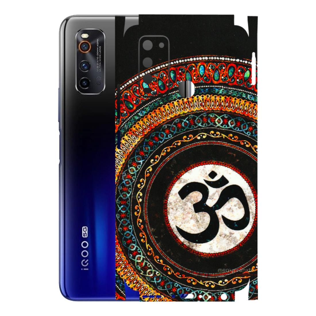 IQOO Phone Skins (All Models) - Aum Chant Abstract - 3D Embossed Finish (L-42) IQOO Neo 3