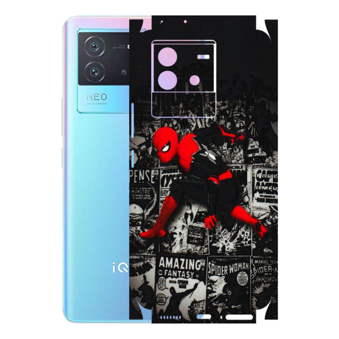 IQOO Phone Skins (All Models) - SpiderMan New - 3D Embossed Finish (L-162) IQOO Neo 6 5G