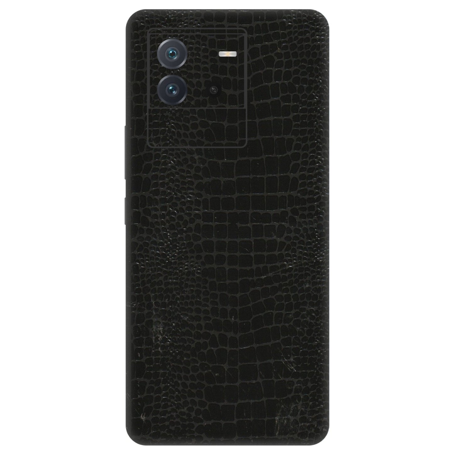 IQOO Phone Skins (All Models) - Snake Leather Black - 3D Embossed Finish (L-107) IQOO Neo 6 5G