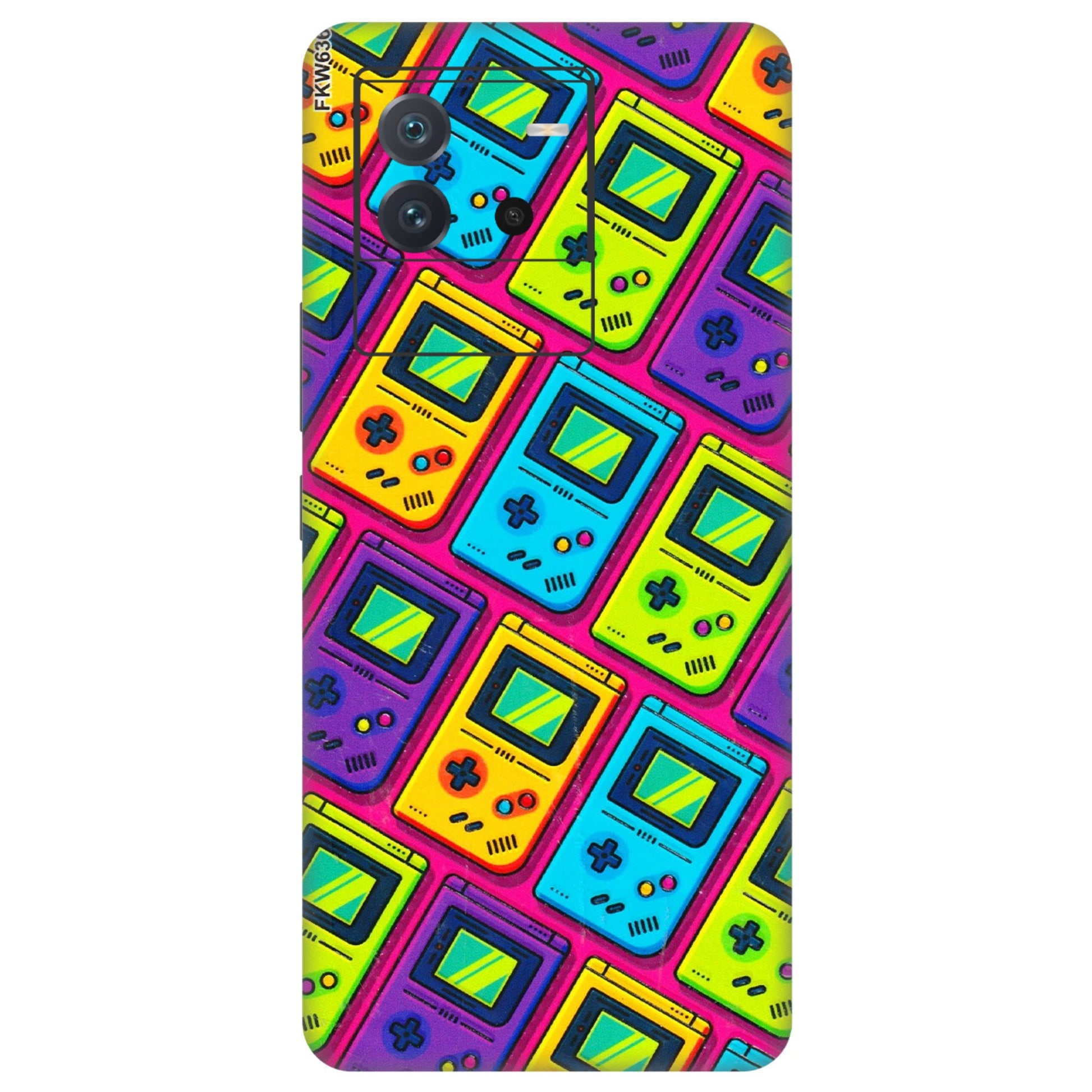IQOO Phone Skins (All Models) - Gameboy Colourful - 3D Embossed Finish (L-266) IQOO Neo 6 5G