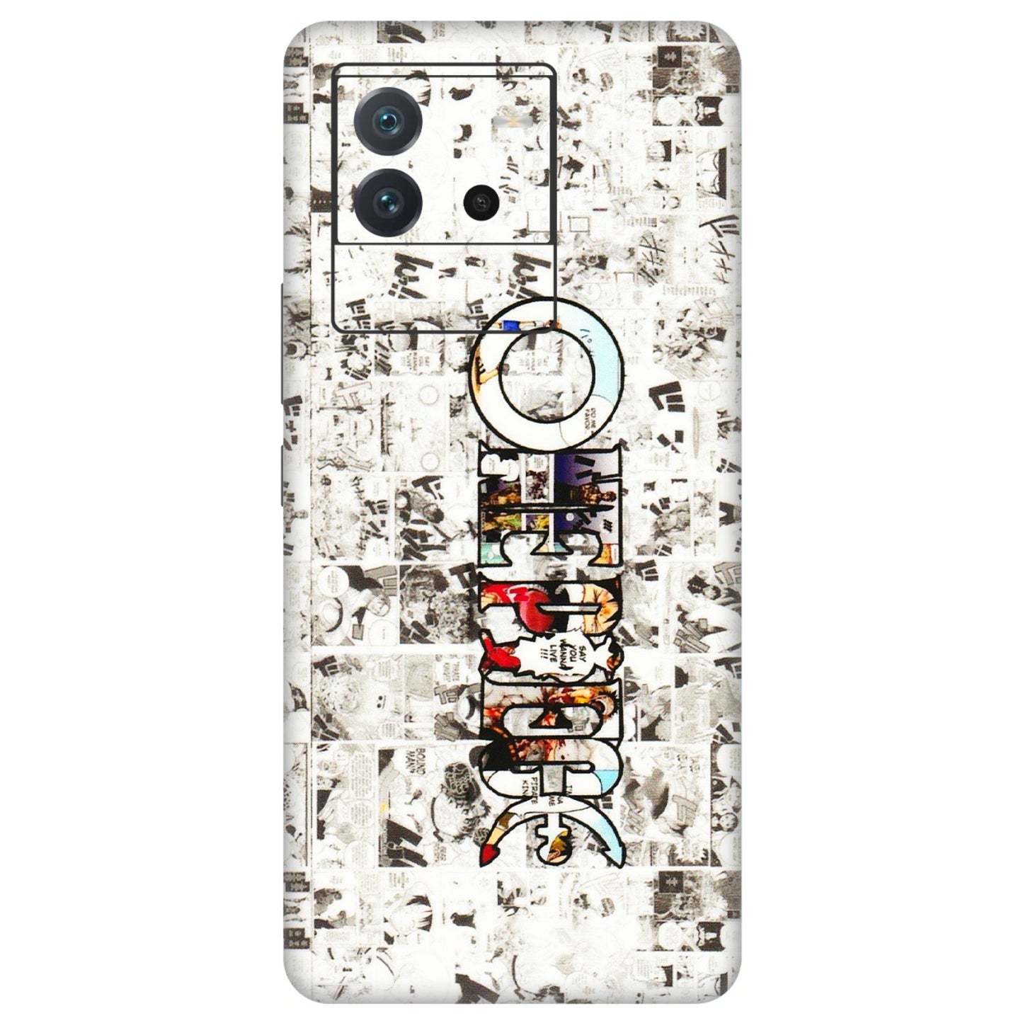 IQOO Phone Skins (All Models) - One Piece Manga - 3D Embossed Finish (L-26) IQOO Neo 6 5G