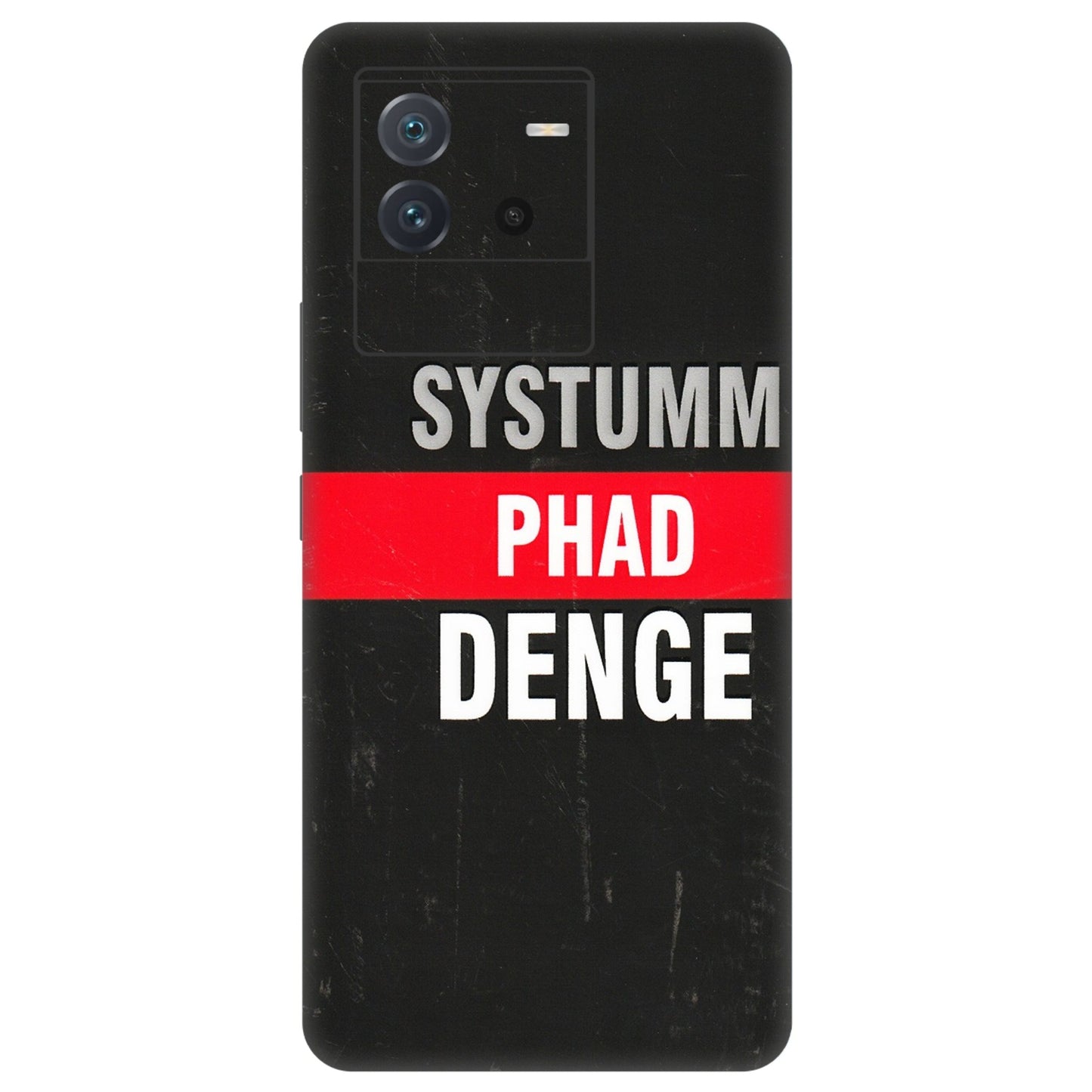 IQOO Phone Skins (All Models) - Systumm Phad Denge - 3D Embossed Finish (L-278) IQOO Neo 6 5G