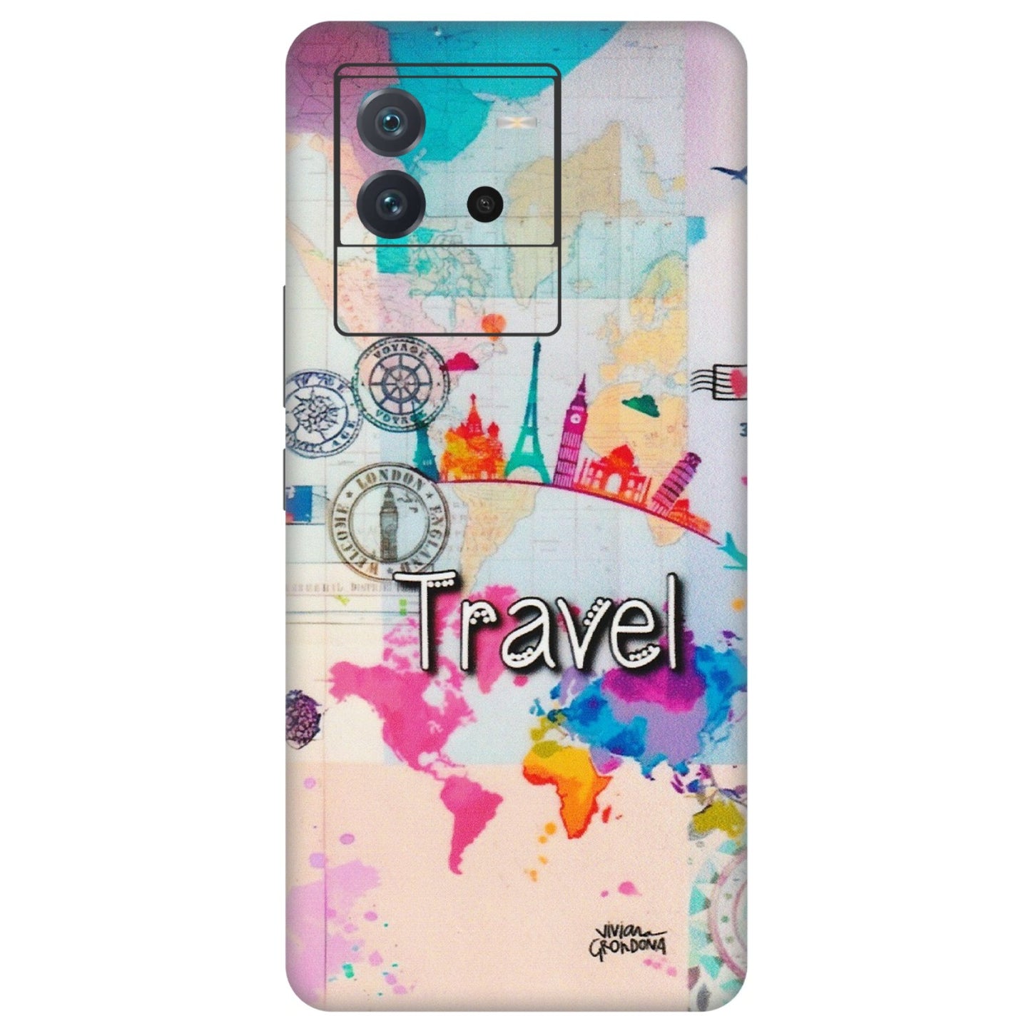 IQOO Phone Skins (All Models) - Travel The Wonders - Matte Finish (M-108) IQOO Neo 6 5G